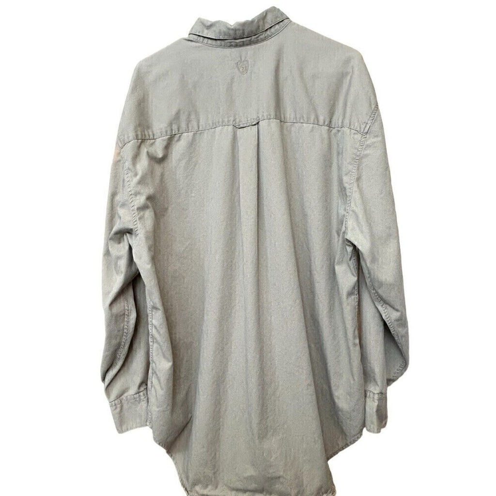 Duck Head Men's Shirt Long Sleeve Button Up Beige Size XL #A1154