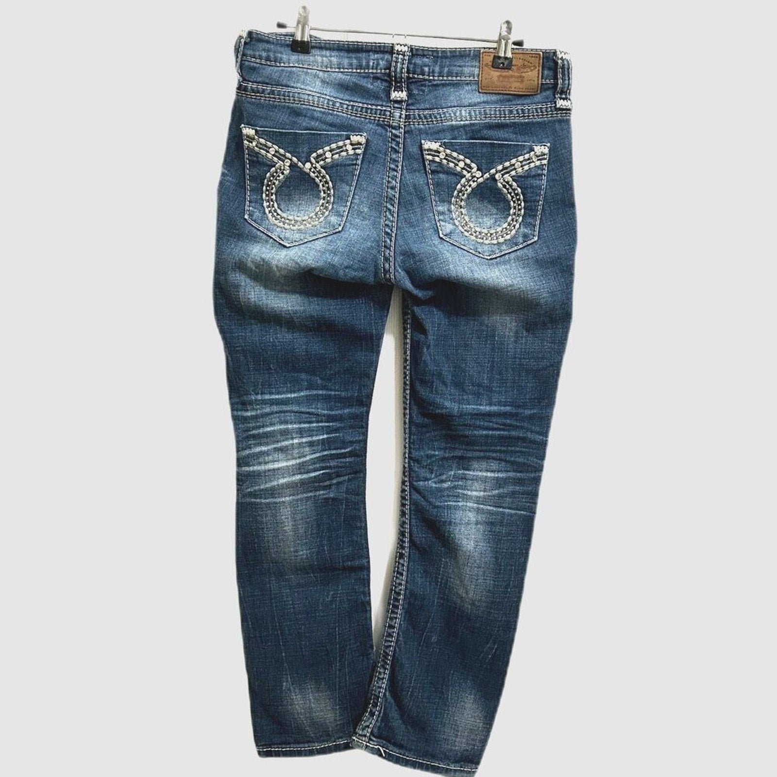 Big Star Women's Jeans Size 26 Straight Leg Mid Blue Wash