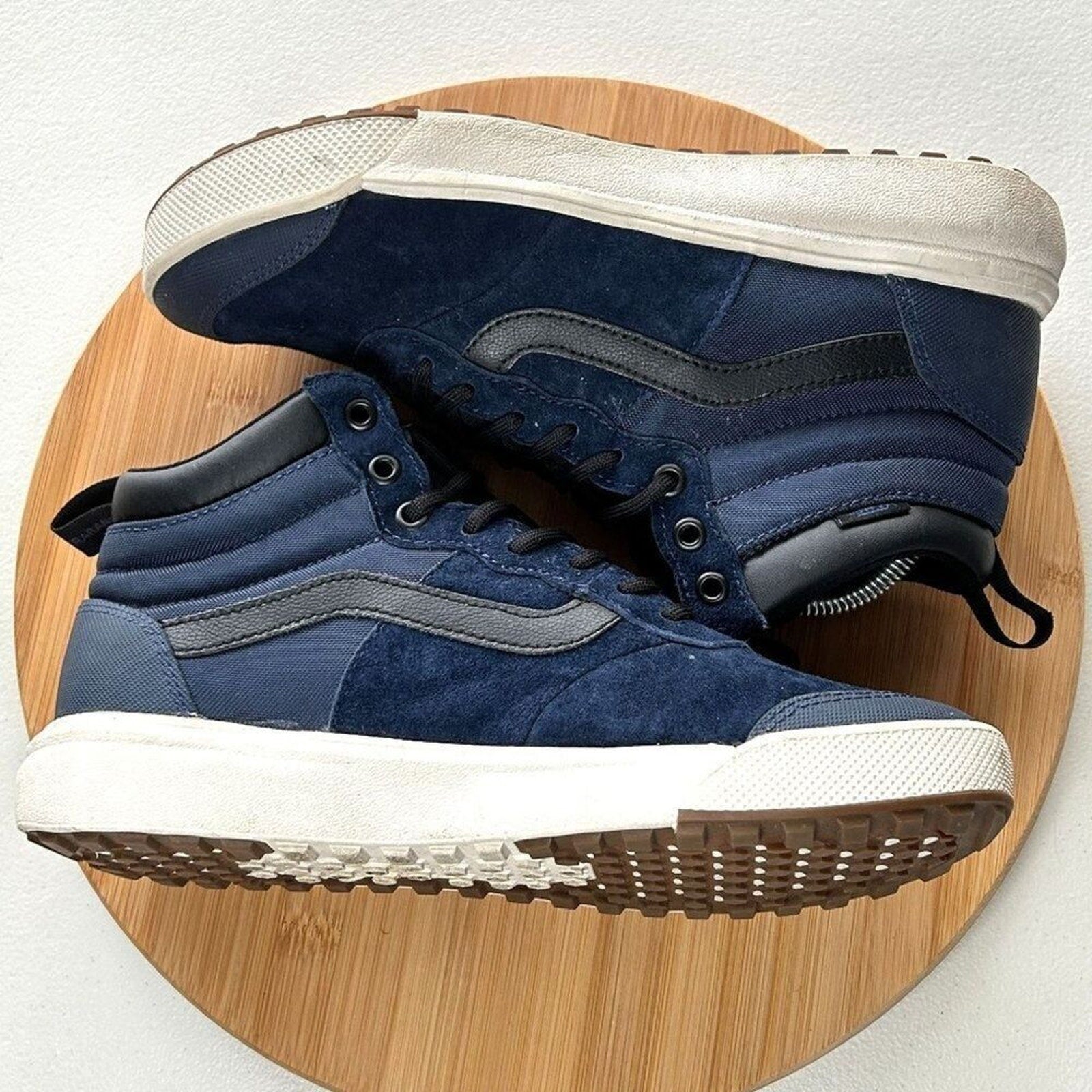 VANS UltraRange OTW Sneakers Boots Men's Sz.7.5, Dress Blue, Black / SkateBoard