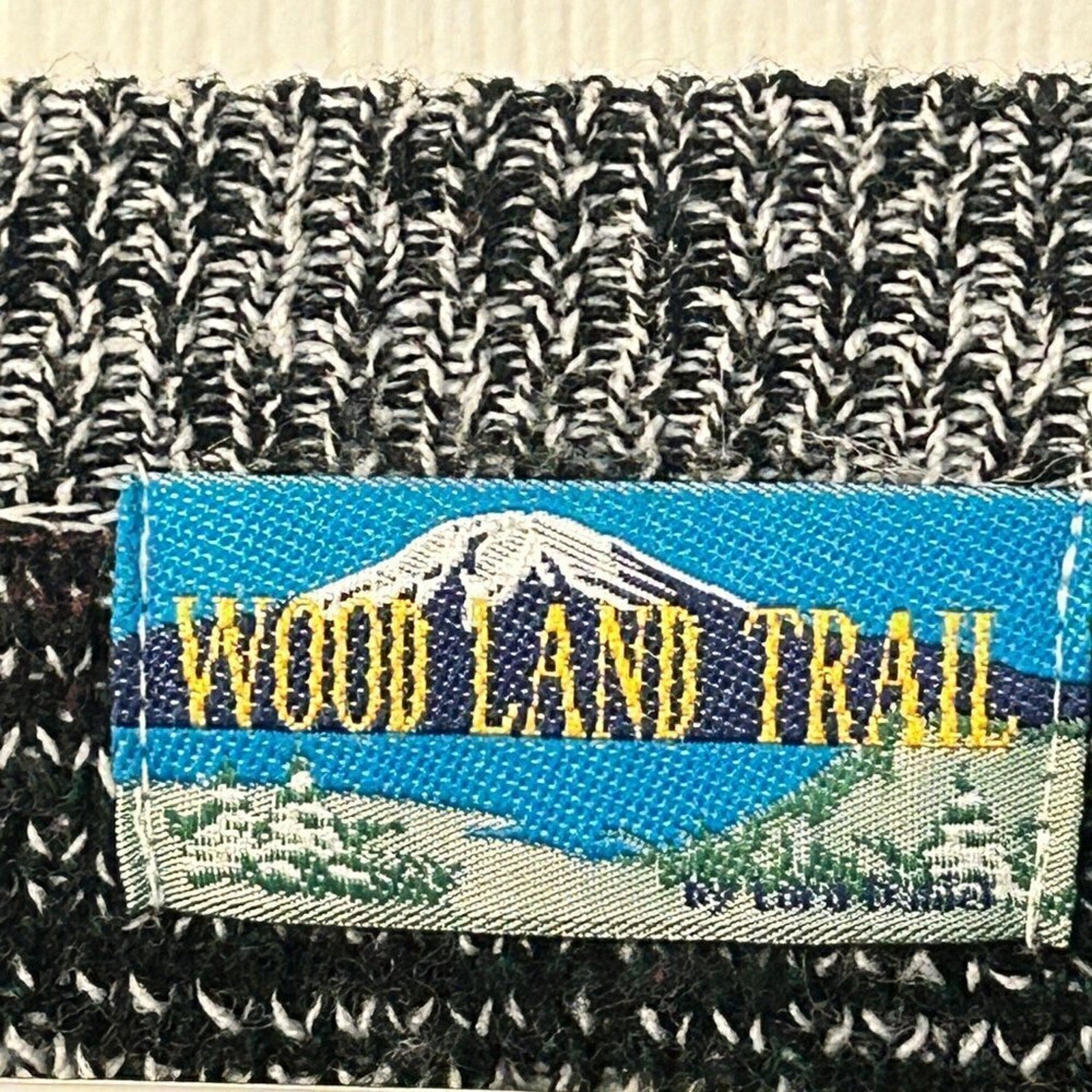 Wood Land Trail Cardigan Sweater Knit Grandpa Dad Size M Cottagecore #D1477