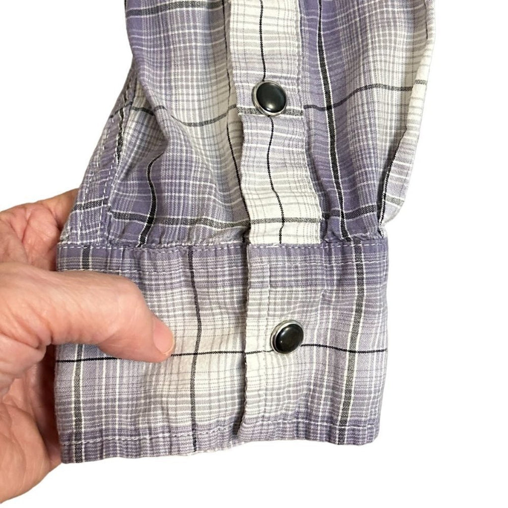 Helix Mens Black Pearl Snap Shirt Size ( XL )  Long Sleeve Western Cowboy #M1386