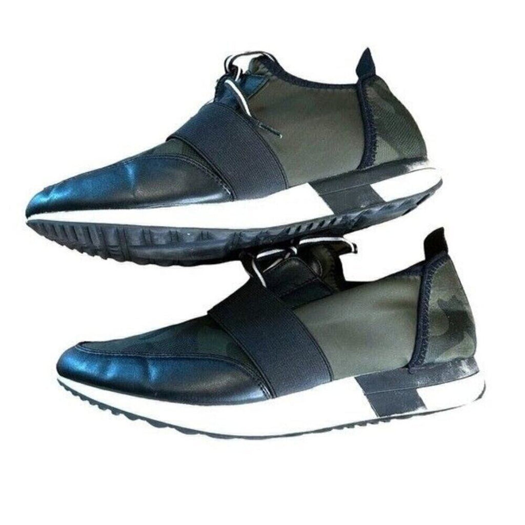 Steve Madden Sneakers Womens Army Green & Black Camo O'Hara Sz. 7.5 #S5