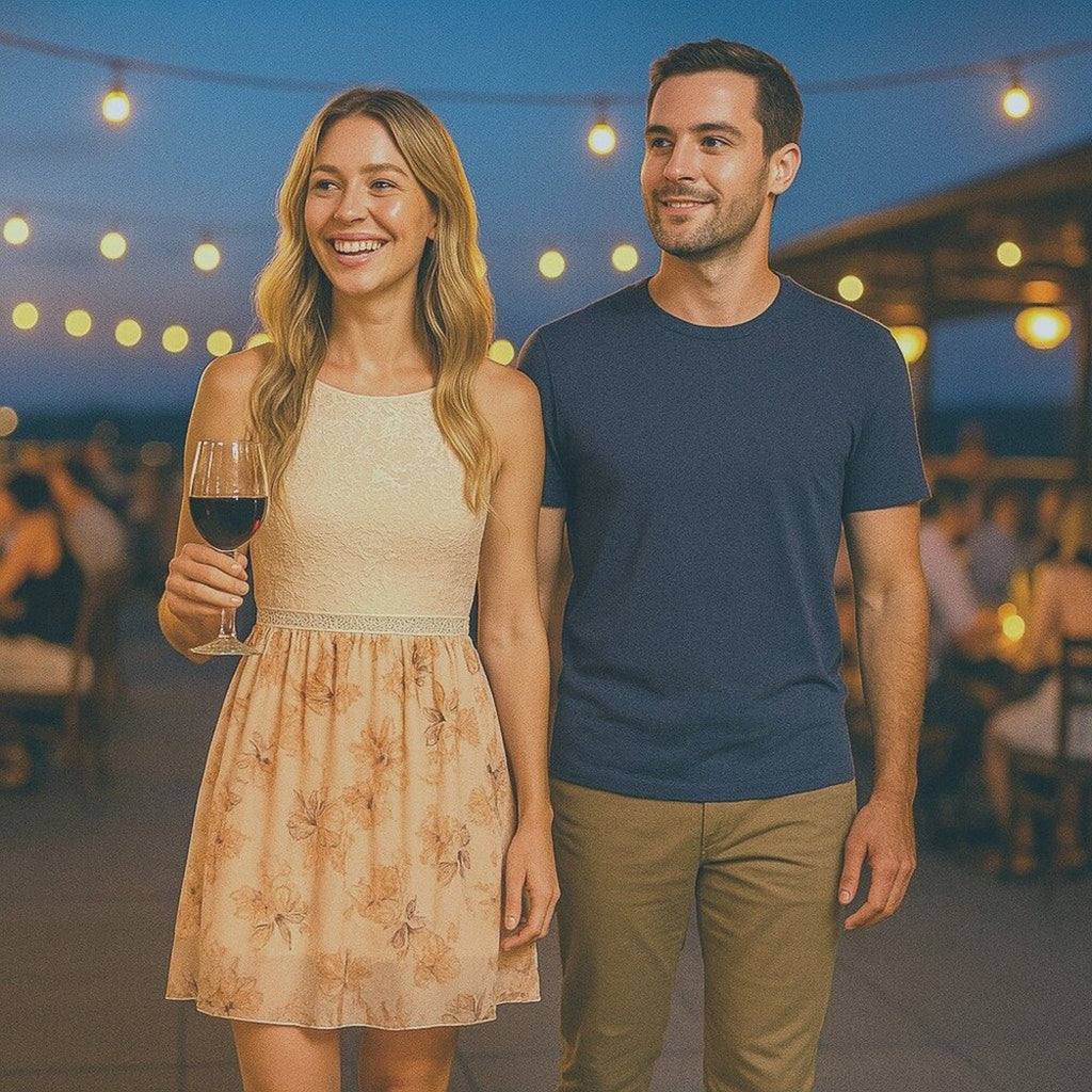 By & By women’s dress peach floral print top lace design size 13 #BH