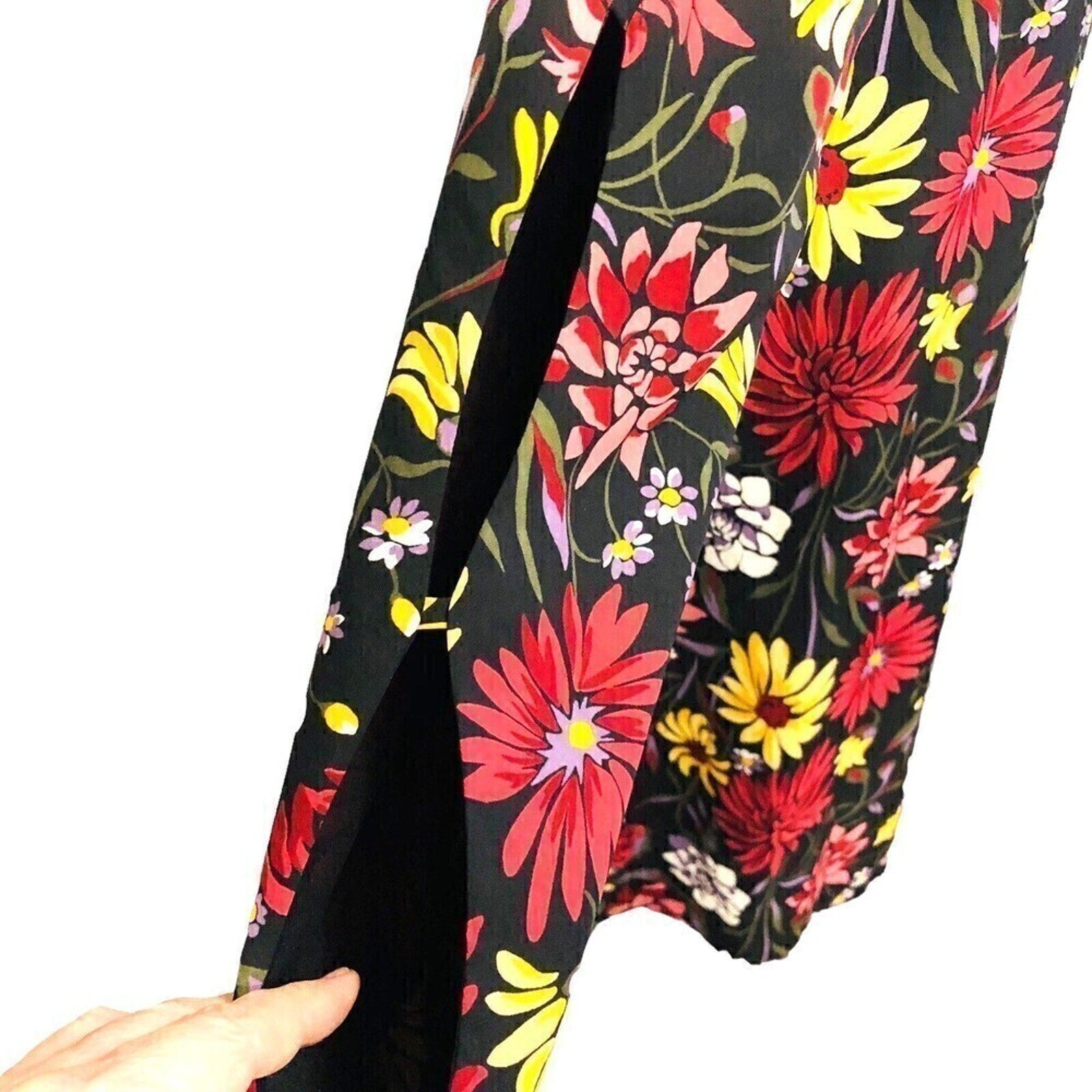 Grace Elements cold shoulder floral dress size Large