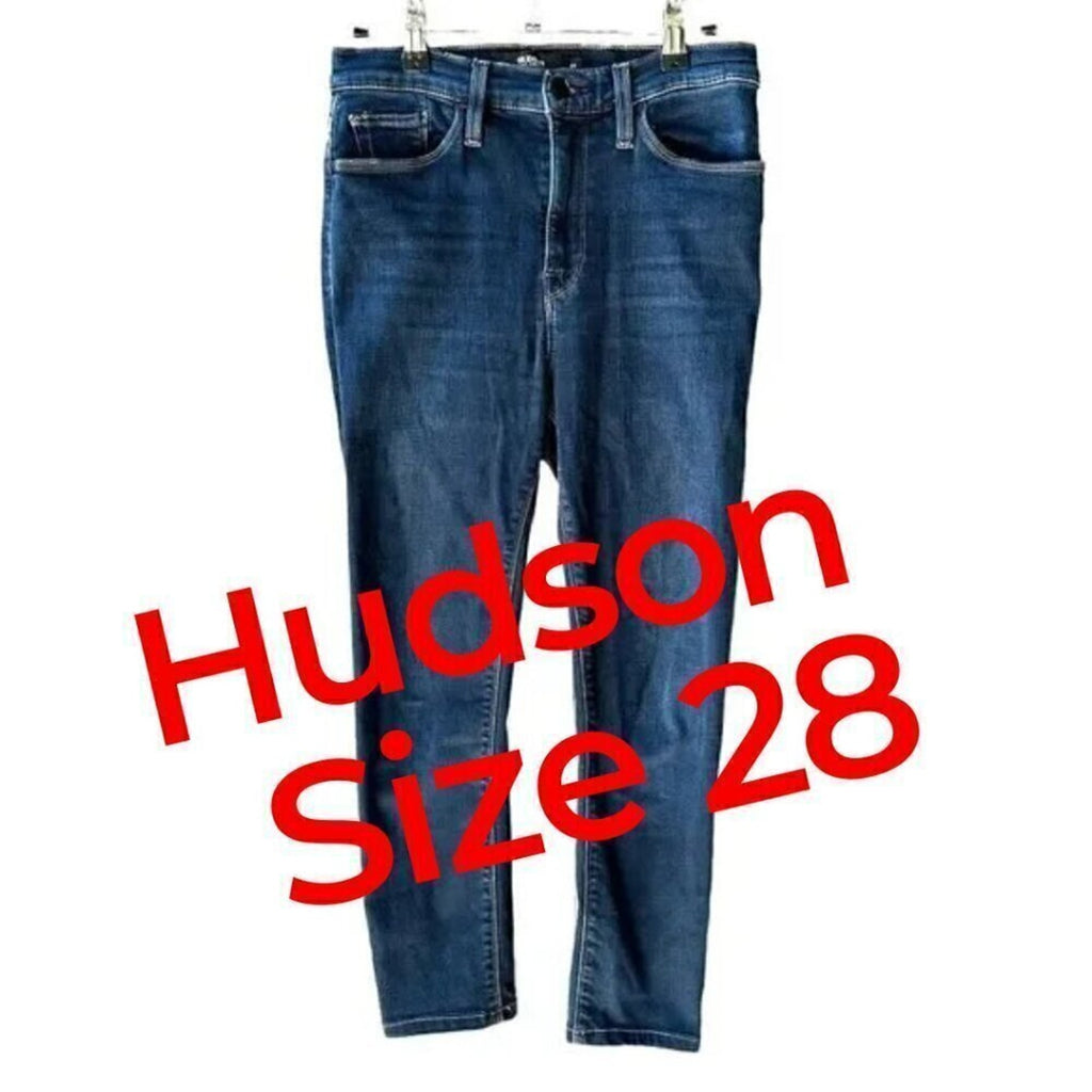 Hudson Jeans Barbara Super Skinny Ankle - Stretchy Size 28 Mid Rise #J4-1589