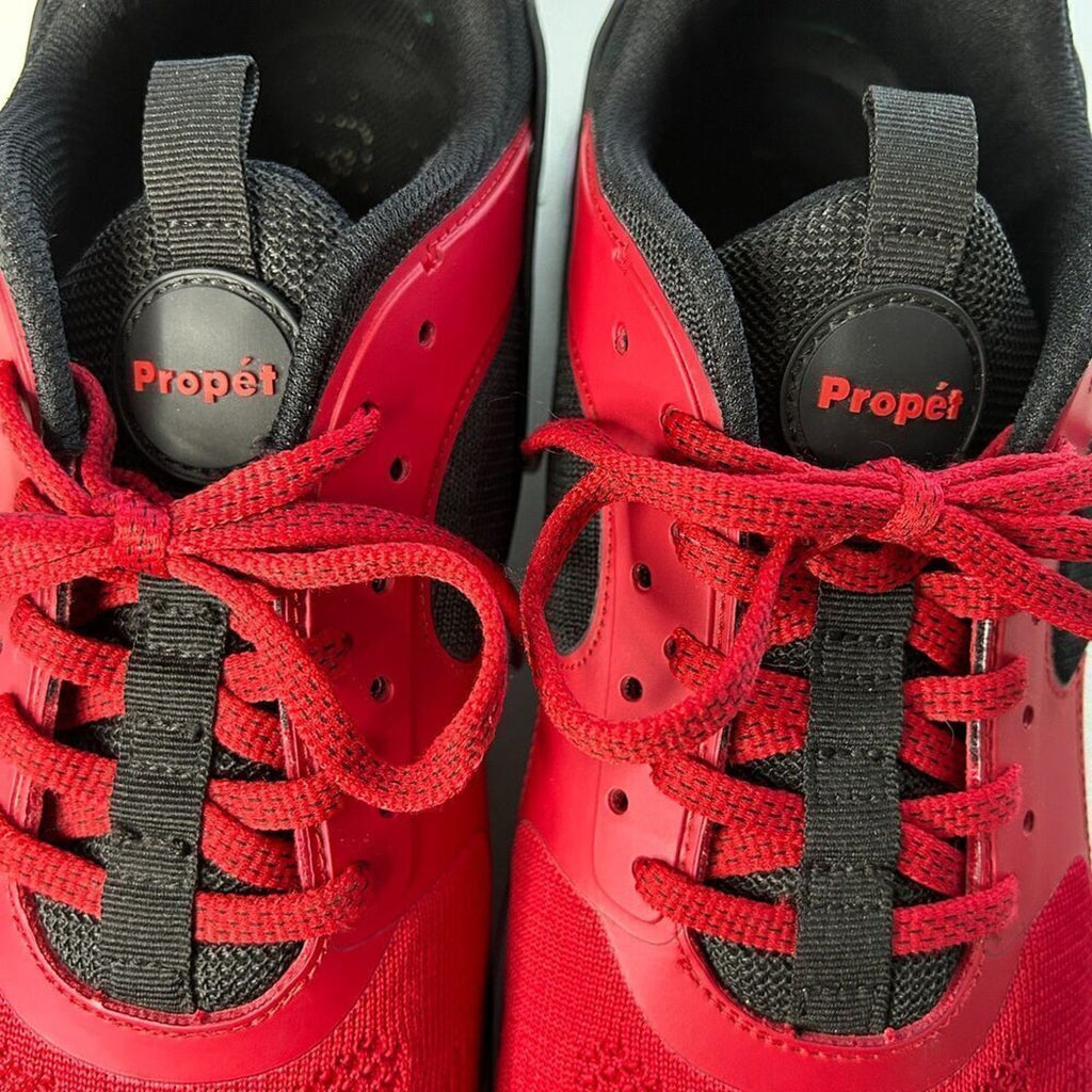 ProPet Visp Men’s Hiking Shoes — Red/Black, Size 11 (Wide) #S5