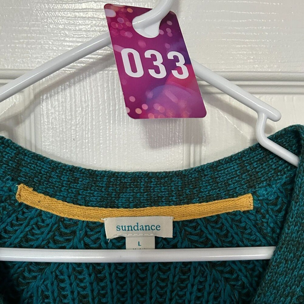 J.Jill Cardigan Women's Sweater Green Button Front Cotton Blend Sz. Large