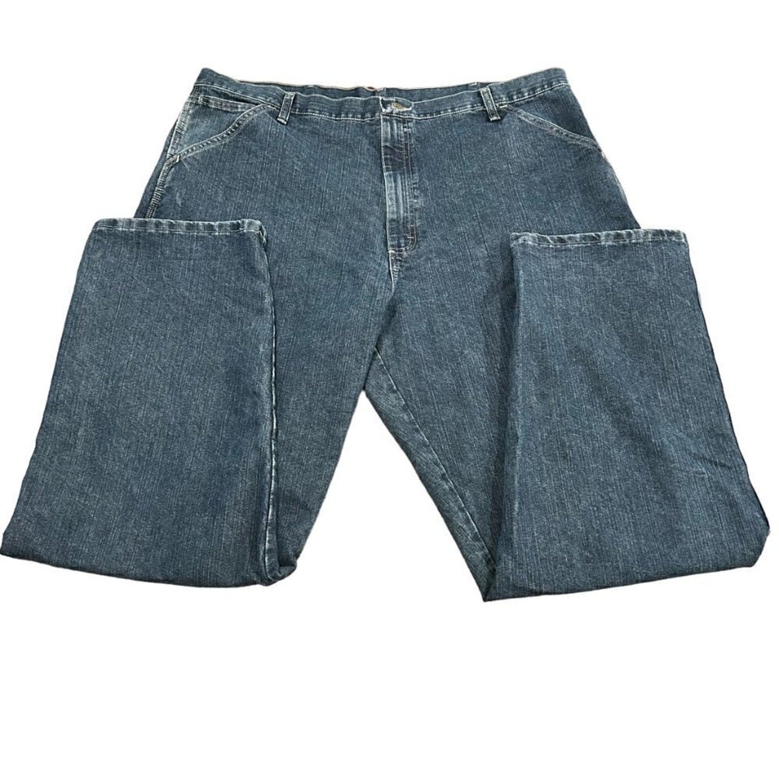 Wrangler Originals Womens, Mens Work Denim Jeans Size 42 Carpenter Plus #1383