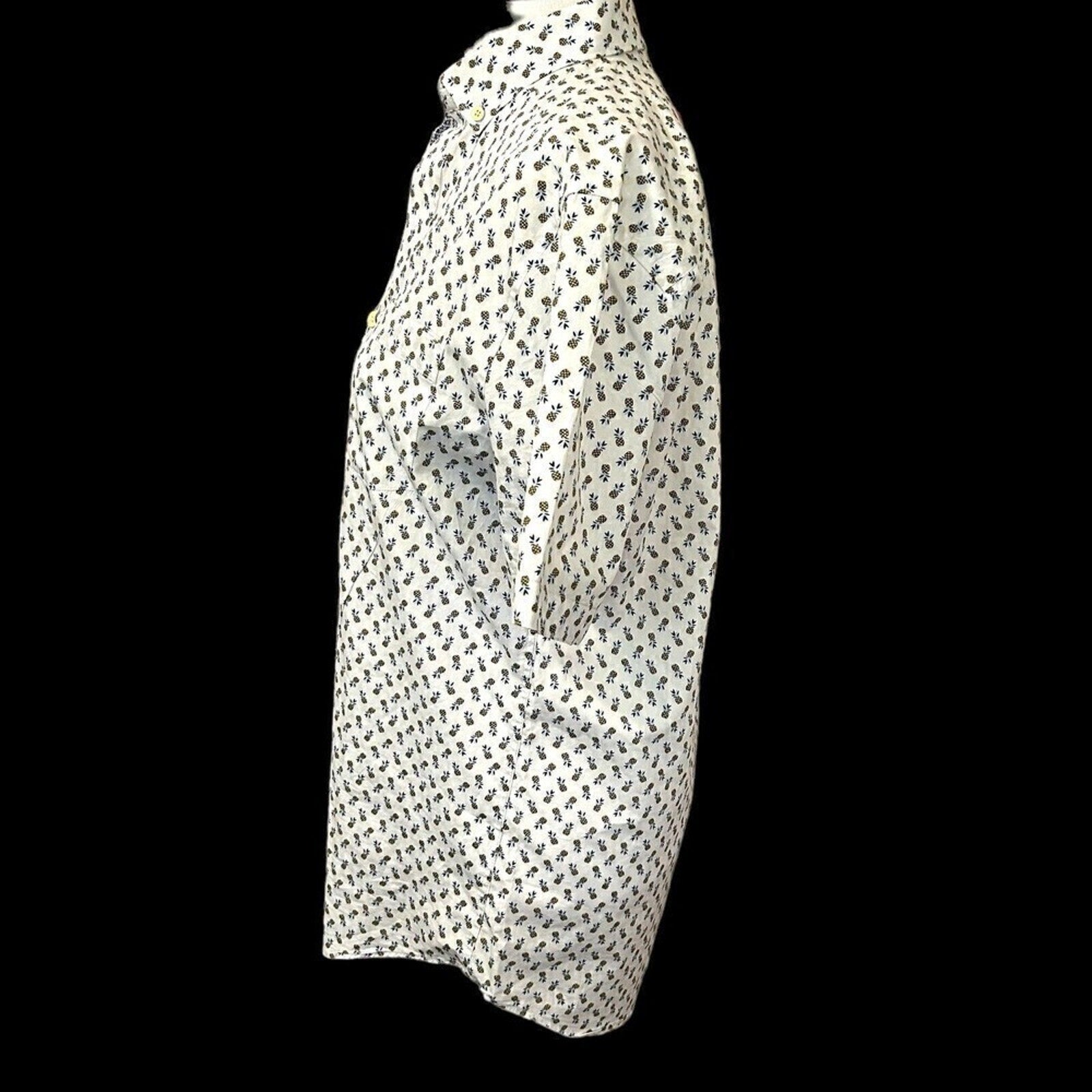 Johnston & Murphy Women's Blouse Short Sleeve Pineapple Size (S) #J13