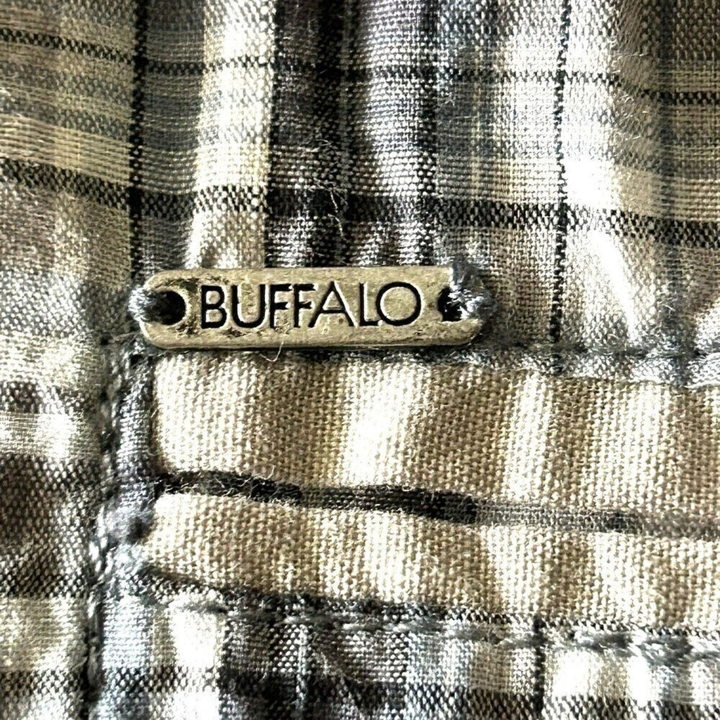 Buffalo David Bitton Men's Button Up Plaid Shirt Size XL Slim Fit #H1309