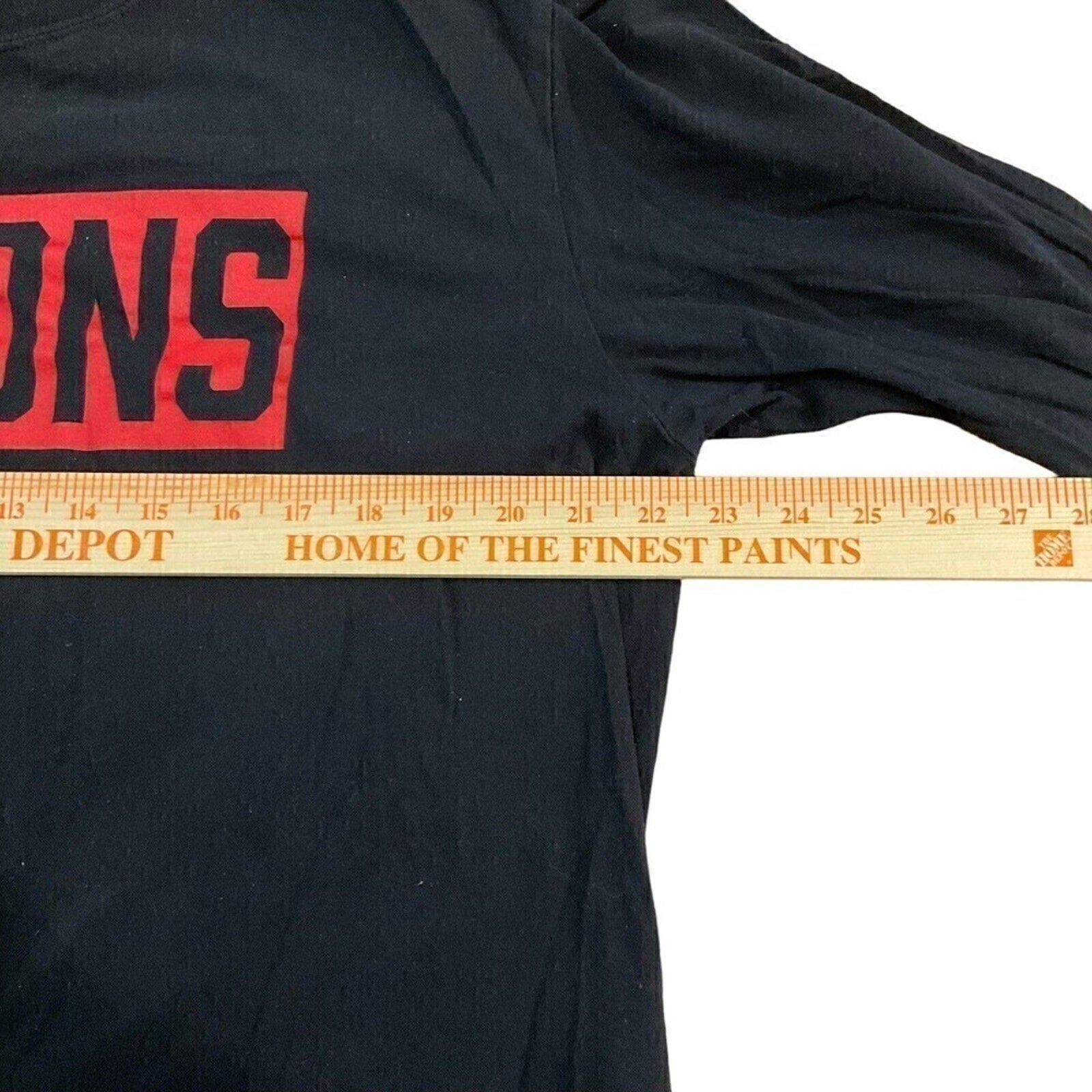 Atlanta Falcons Football Team Fan T-Shirt Black, Long Sleeve Siz. XL, See Photos