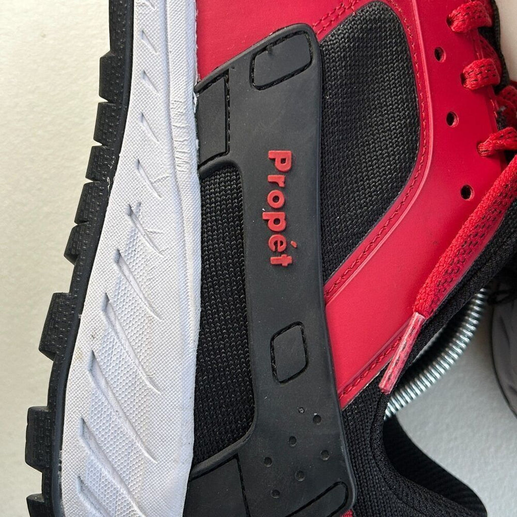 ProPet Visp Men’s Hiking Shoes — Red/Black, Size 11 (Wide) #S5