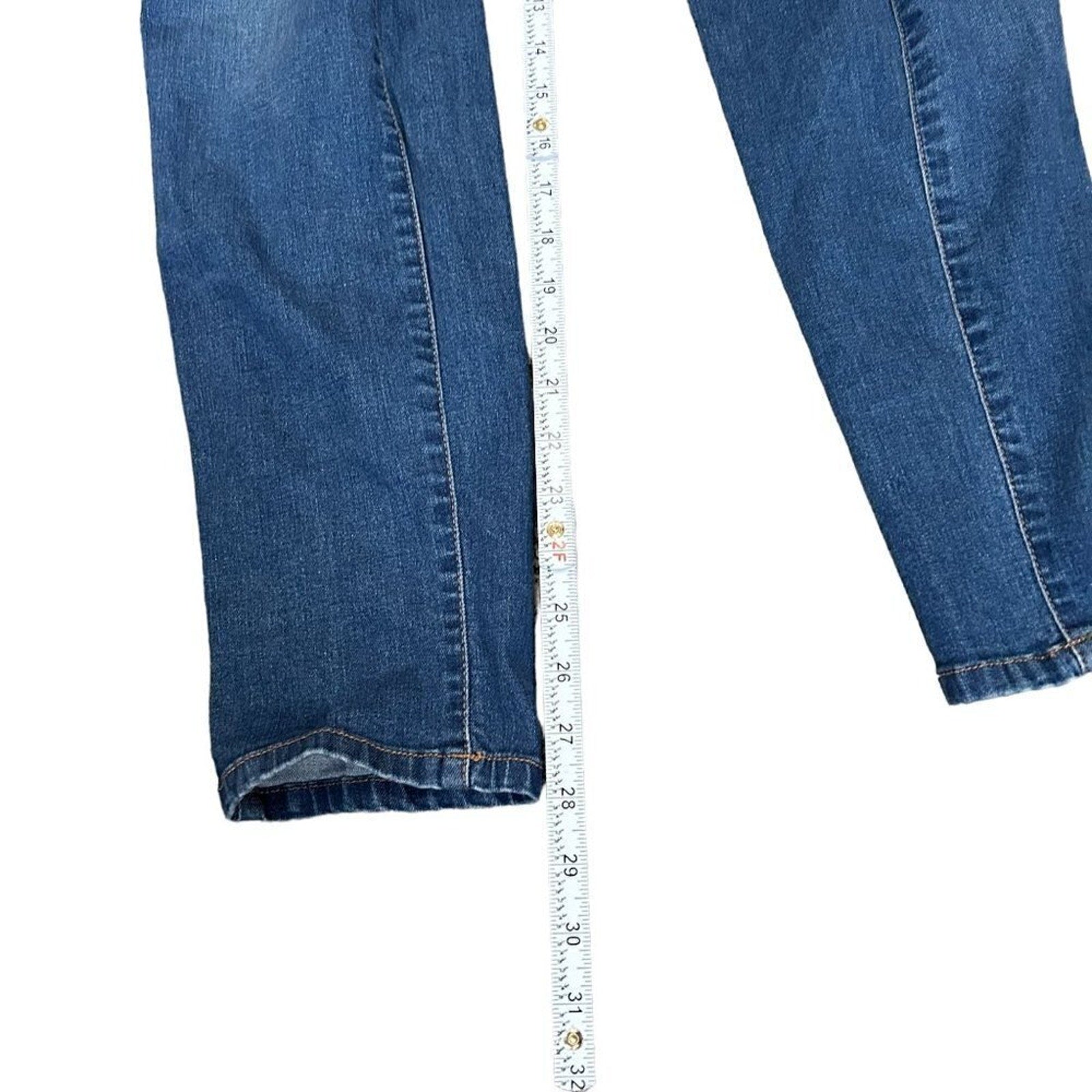 Wax Jeans Denim Overalls Women's Jeans Blue Size 3XL 6" Cuff #3Jeans1502