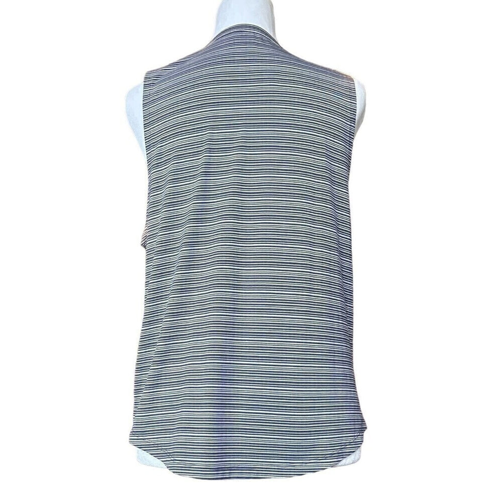 Athleta Women’s Cloudlight Tank Top S – Blue Gray Striped #A1211