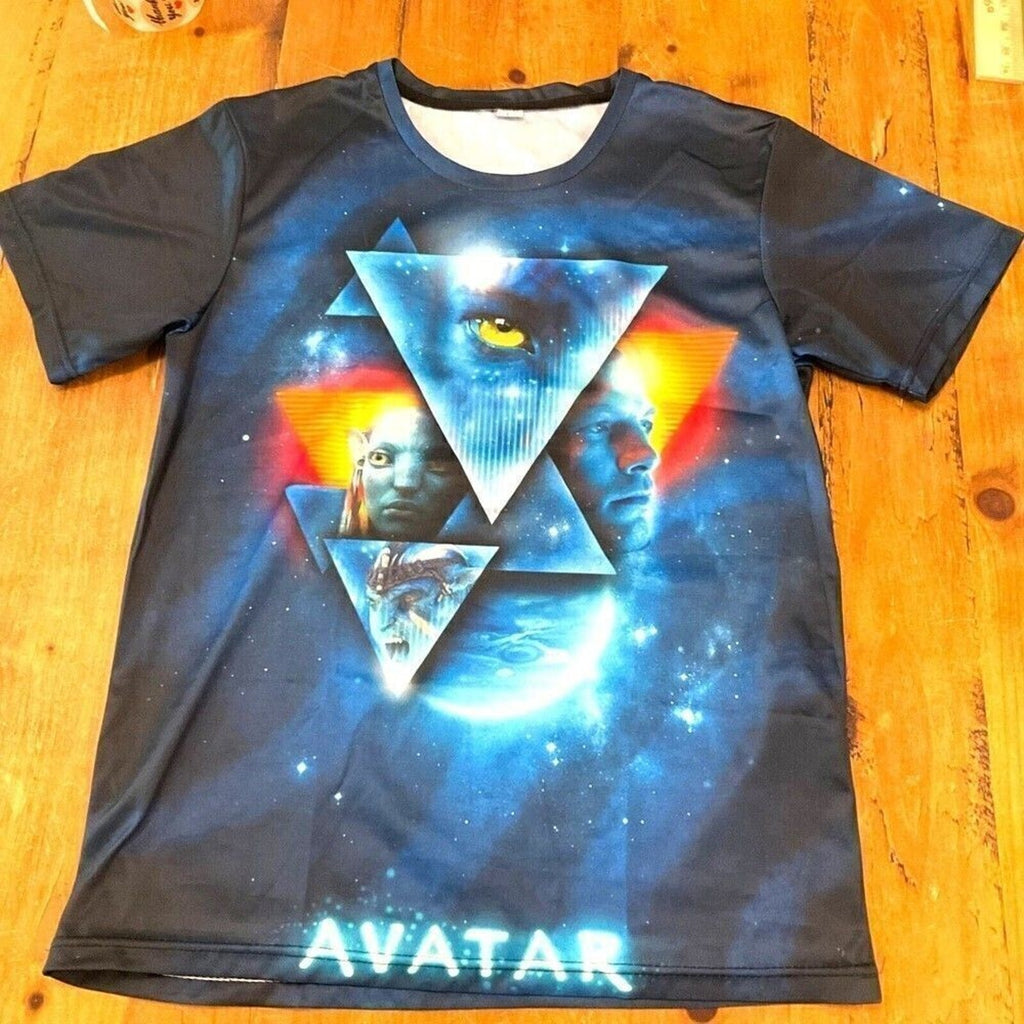 Avatar Unisex Black Graphic Shirt L – Polyester Blend #1056