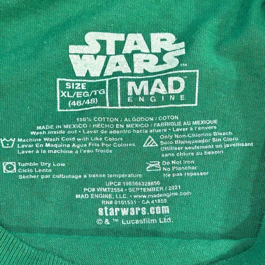 Star Wars Mandalorian Men's Baby Yoda Christmas T-Shirt Sz. XL #N14