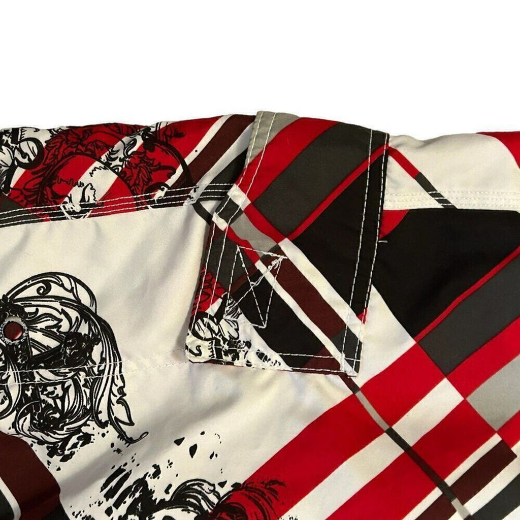 Point Zero Long Board Shorts Size M Trunks Beach Swim Surf Casual Play #A-1599