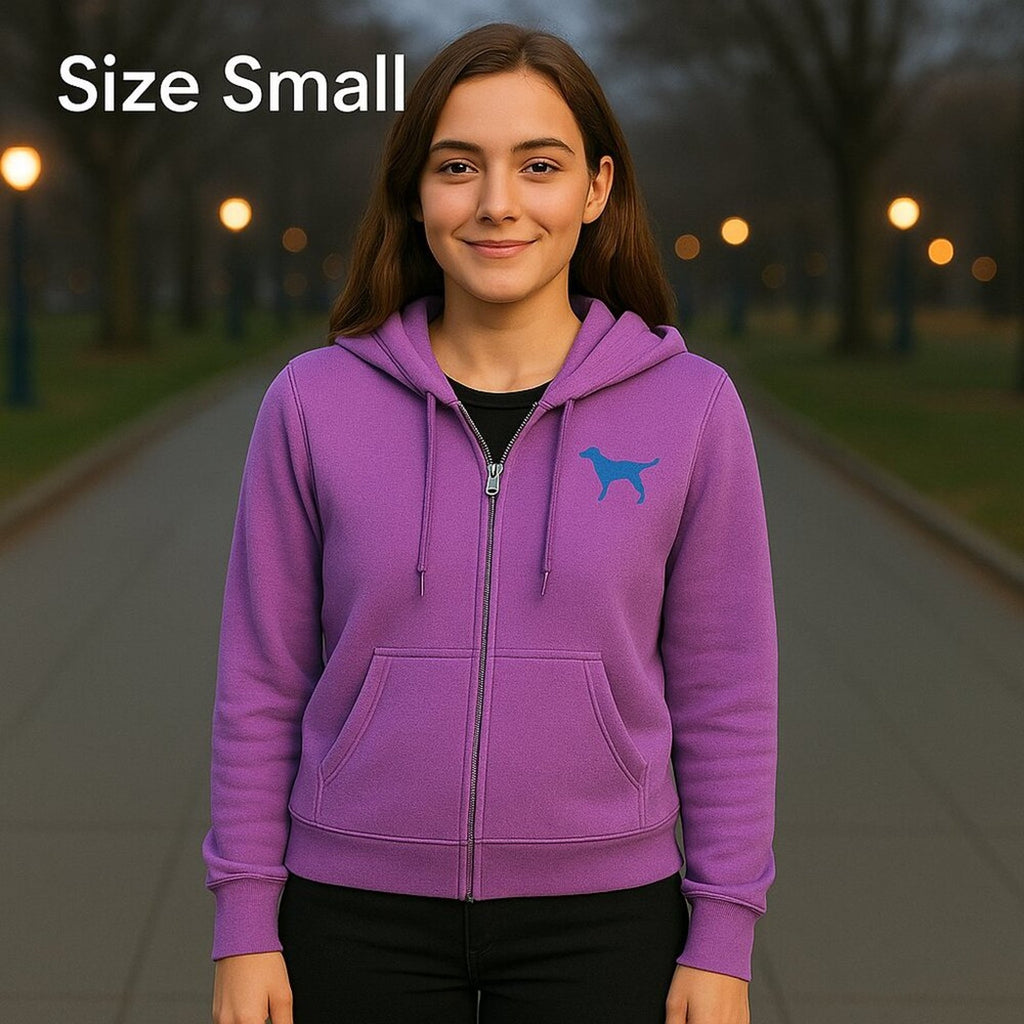 Victoria's Secret Purple Front Hoodie W/Pouch Pockets, Sz (S,) "LOVE PINK" #HG