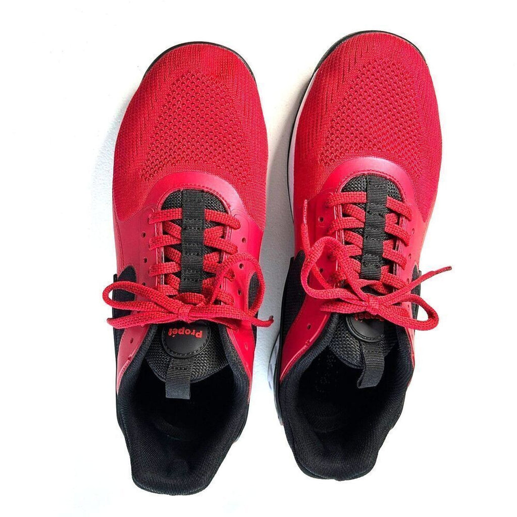 ProPet Visp Men’s Hiking Shoes — Red/Black, Size 11 (Wide) #S5