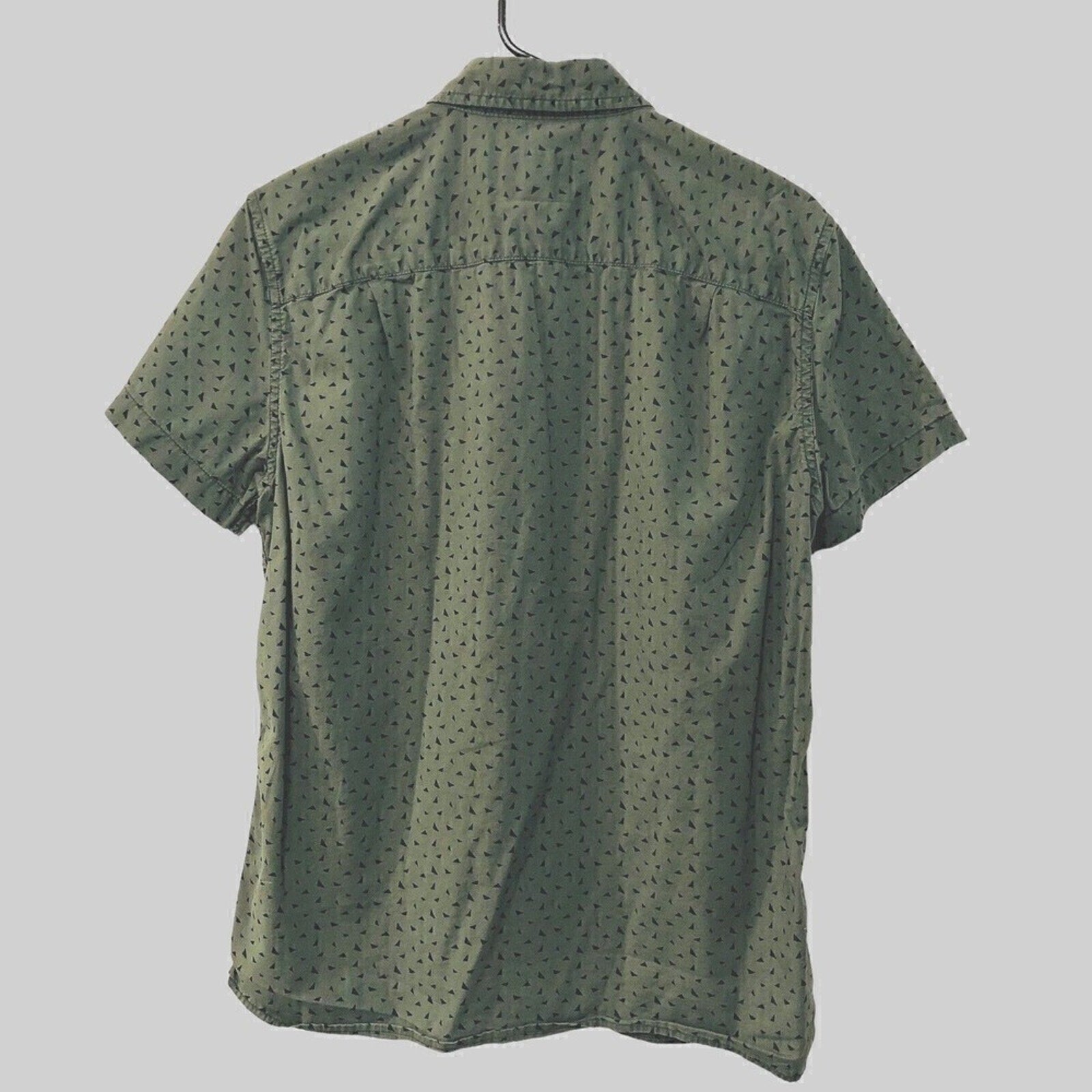 American Eagle Women’s Green Button-Up Casual Shirt – Size S, Long Sleeve