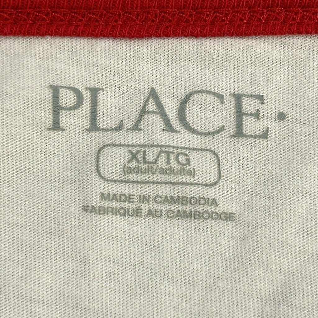 Christmas Holiday Women's Size XL TShirt T Red Lg Sleeve Mama Bear Red/Bl. #K135