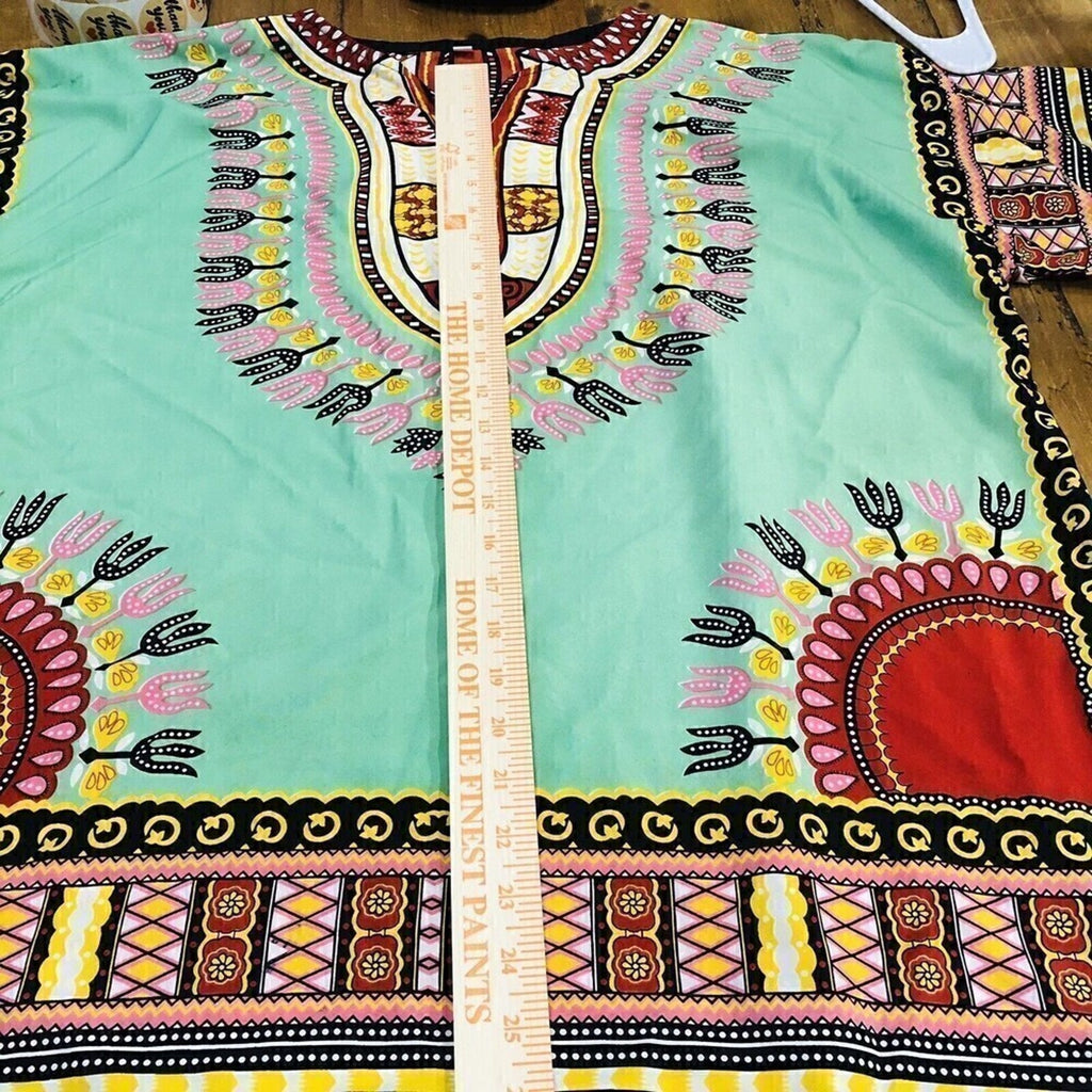 Women's Tunic Top, African Tribal, Blouse Size (M) Blouse (See Photos)