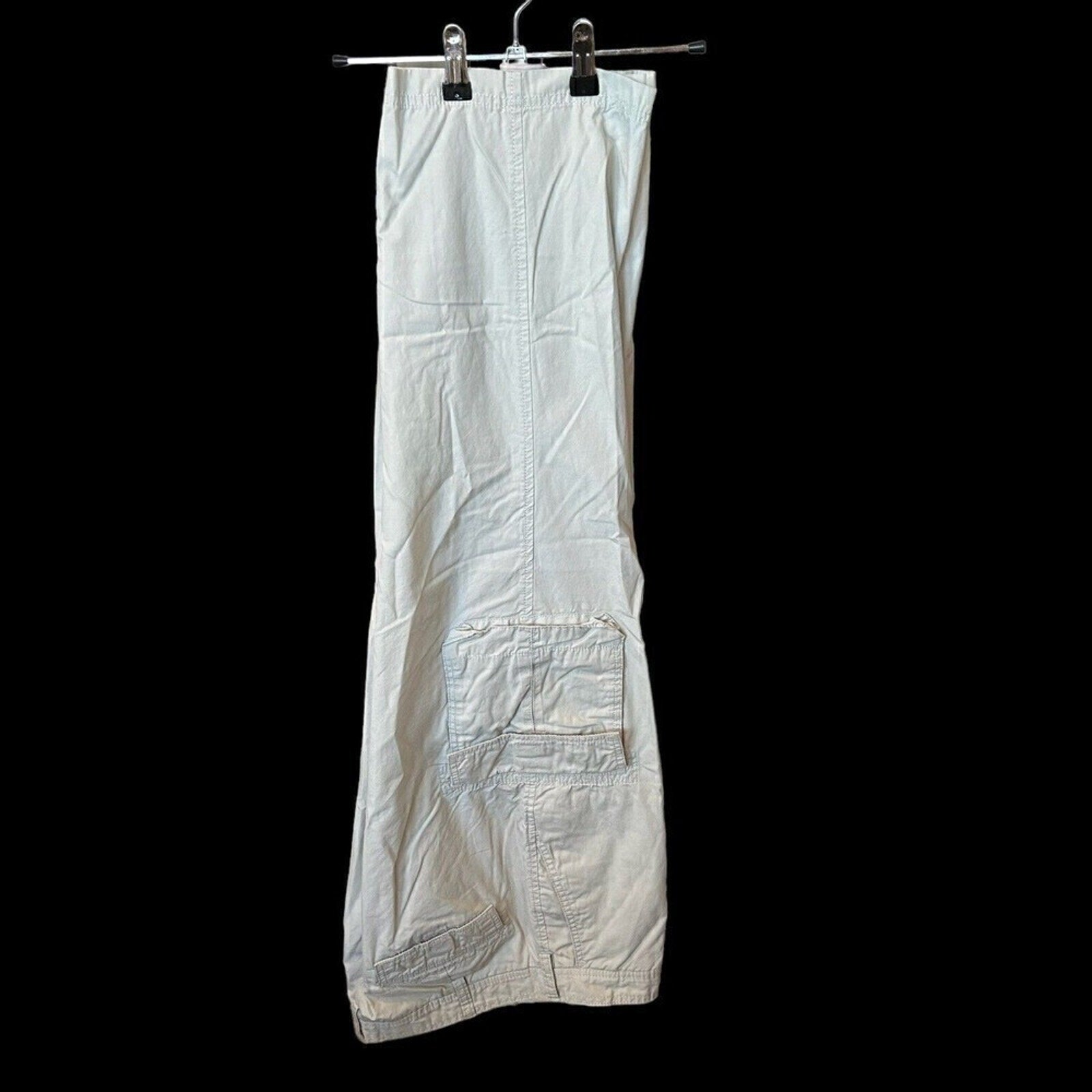 Axist Men's Relaxed Cargo Pants Beige Size 38x29 Algodon 100%Cotton #J1335