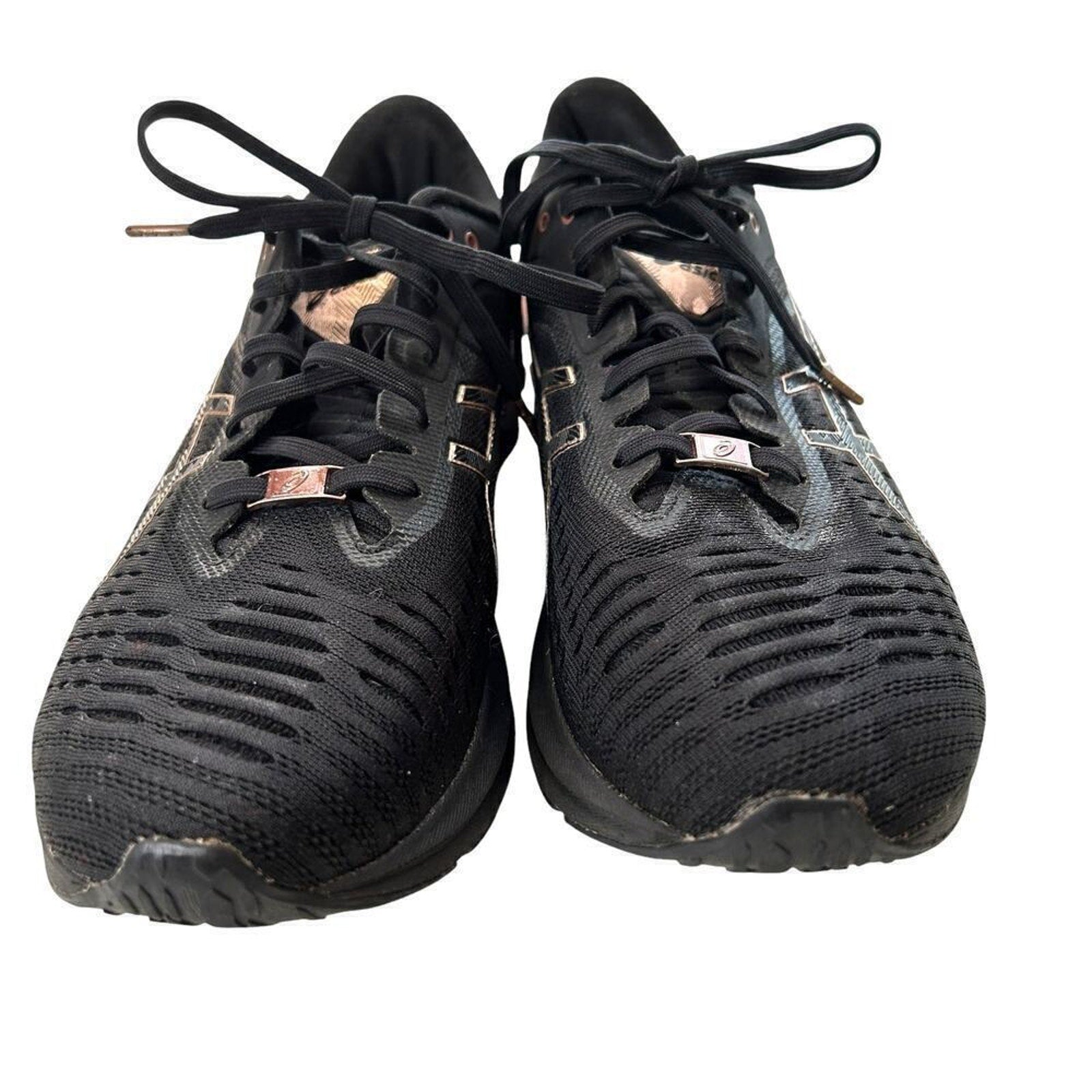 ASICS Women’s Novablast Black Rose Gold Running Shoes — Size 9.5 (US)