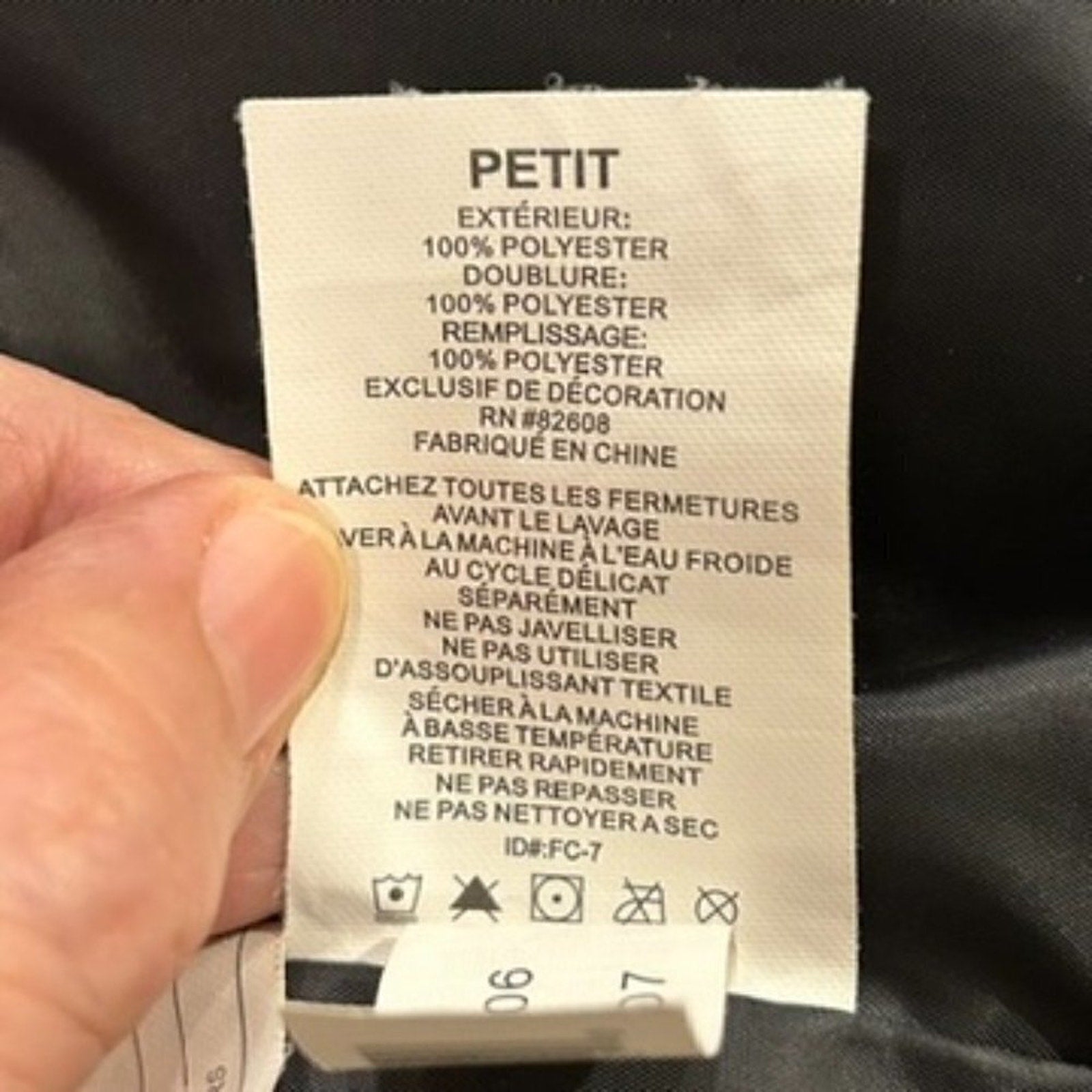 Free Country Jacket Size ( S ) Black Full Zip Polyester Shell / Lining #SH