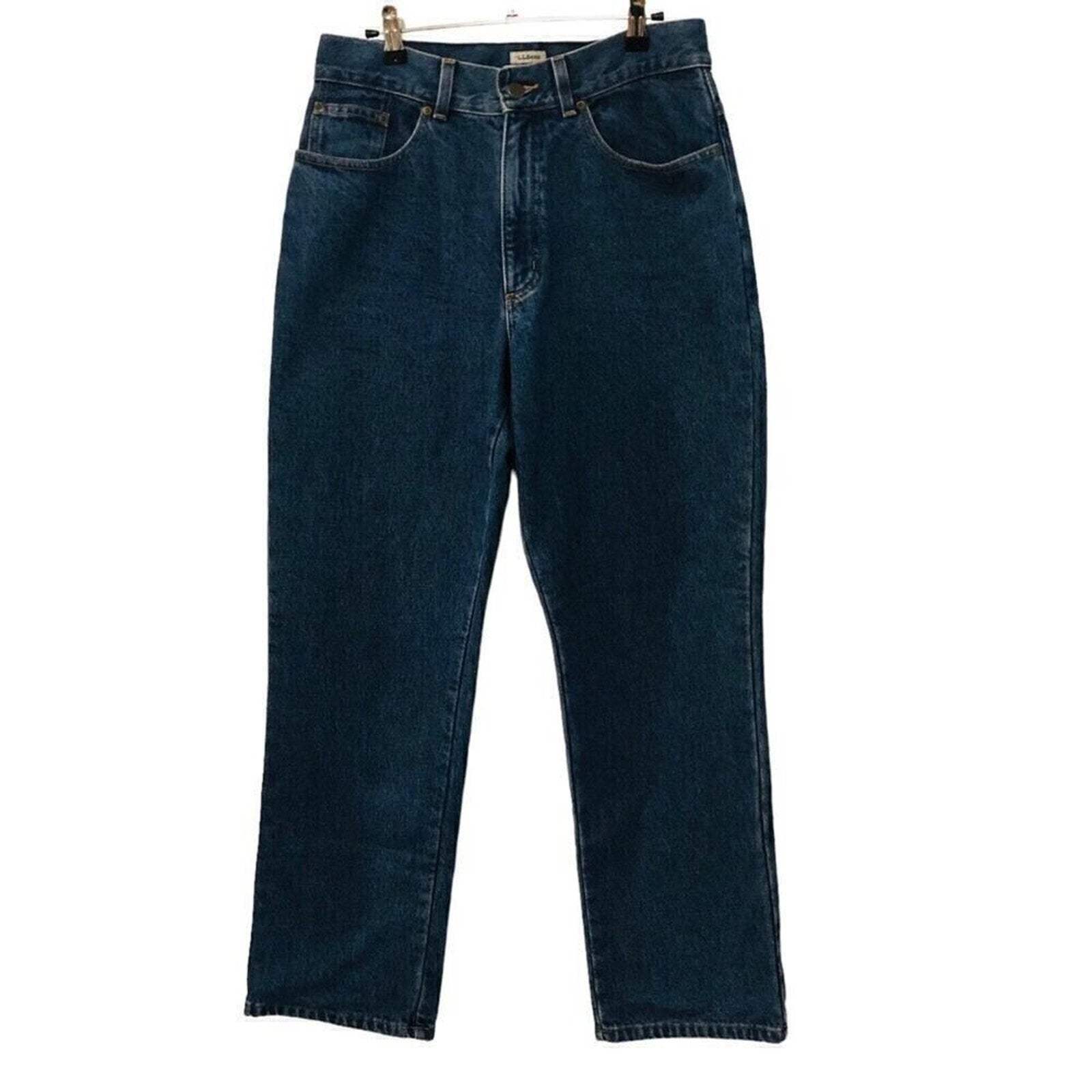 L.L. Bean Double L Original Fit Flannel Lined Women's Denim Jeans Sz. (10) #1081