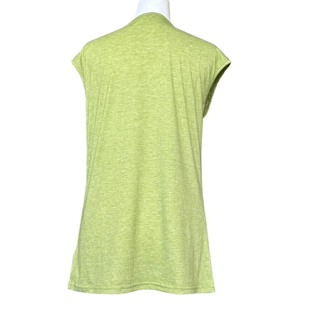 Women's T-Shirt Size Small V-Neck Olive Funny Old Lady Phrase, Mom Gift #H1286