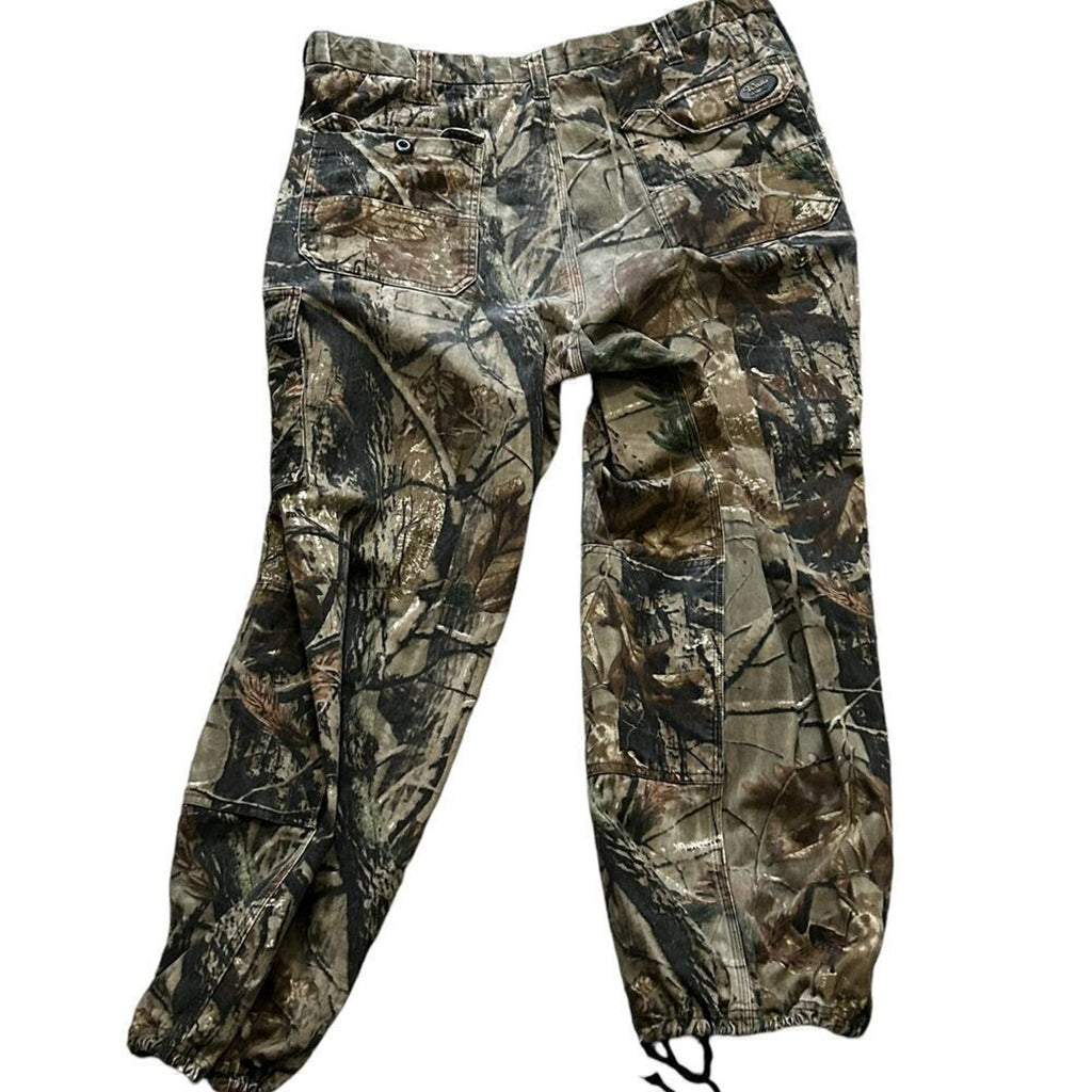Walls Camo Hunting Pants Size XL Realtree Hardwood Adjustable Waist Cargo #