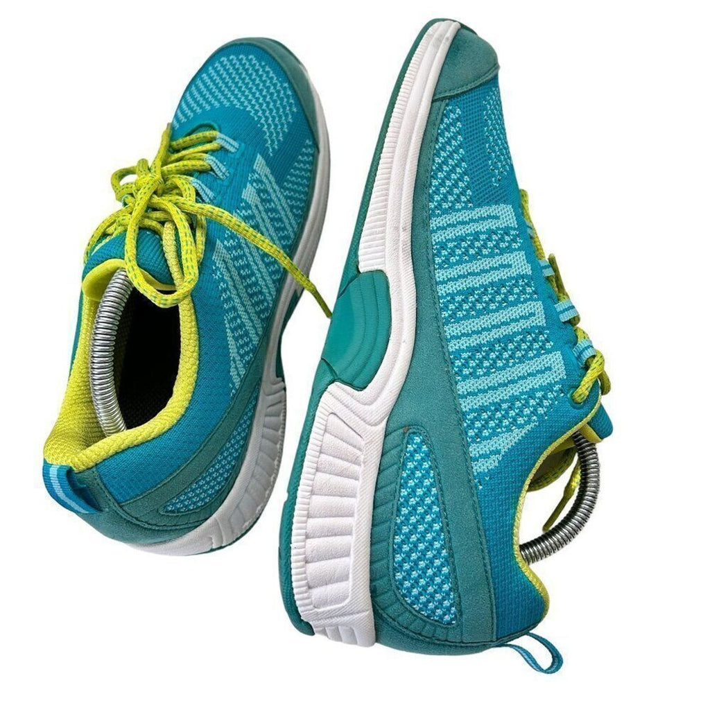 OrthoFit BioFit Women’s Walking Shoes — Teal, Size 10.5 - #S3