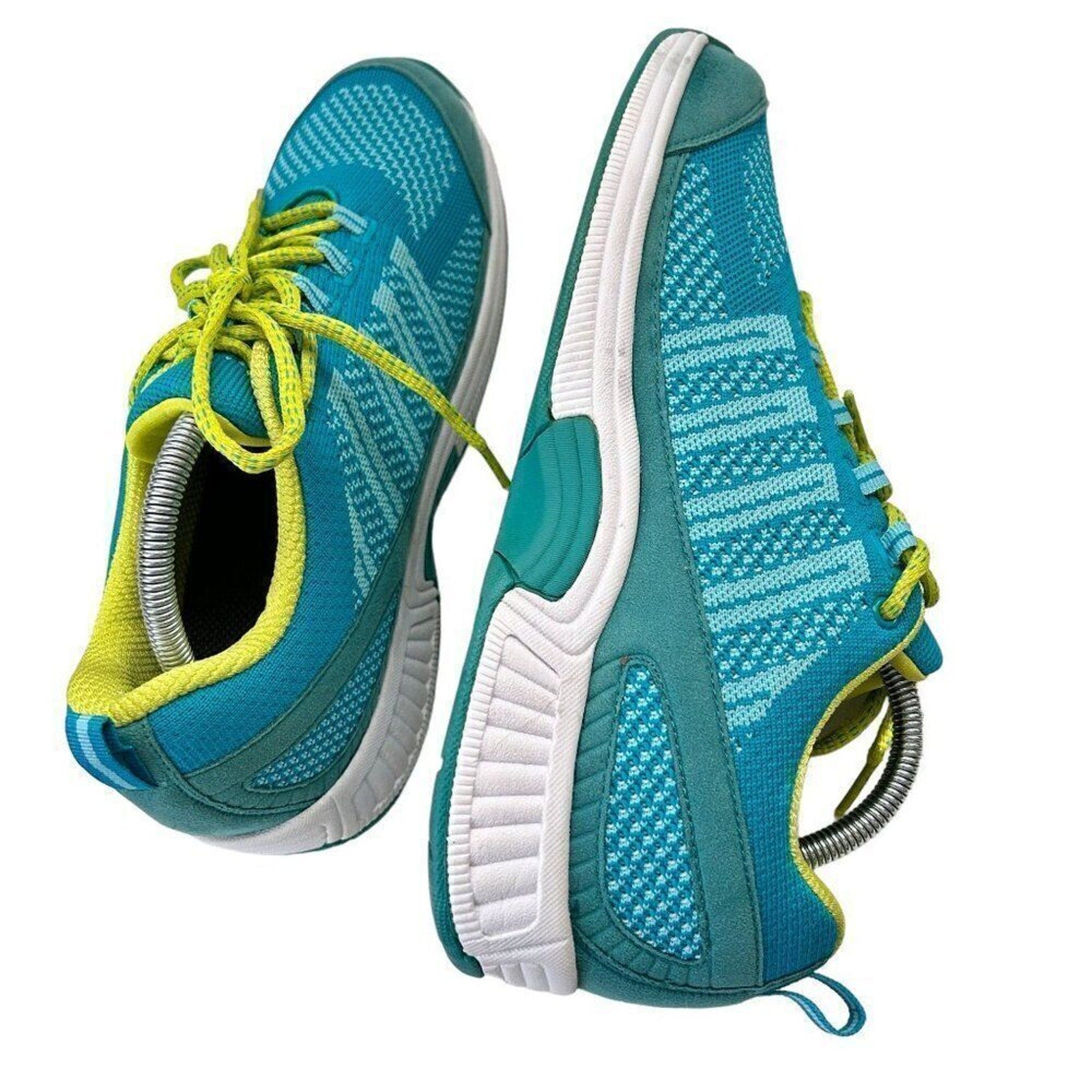 OrthoFit BioFit Women’s Walking Shoes — Teal, Size 10.5 - #S3