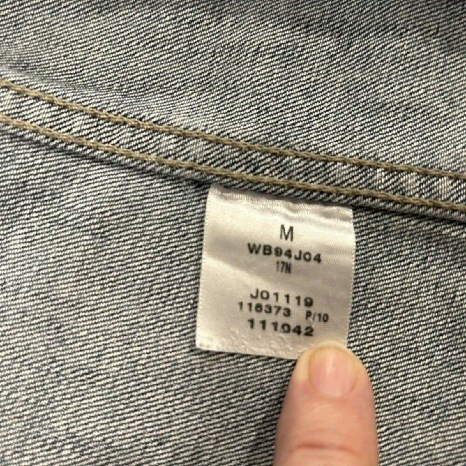 Calvin Klein Women's Denim Jacket, Dark Wash, Button Front  Sz. (M) #1182