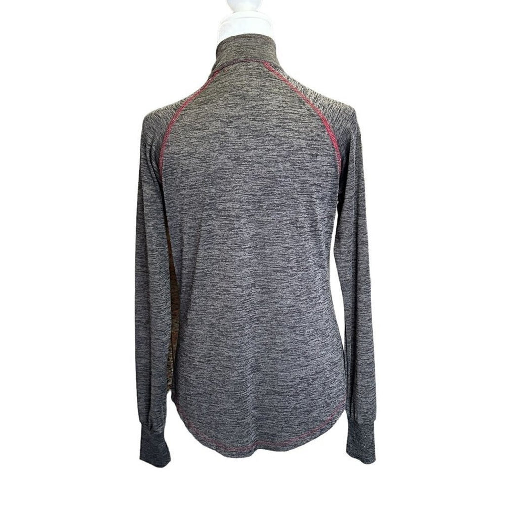 FSU Florida State University Women's Top 1/4 zip Pullover Grey / Garnet #B1467