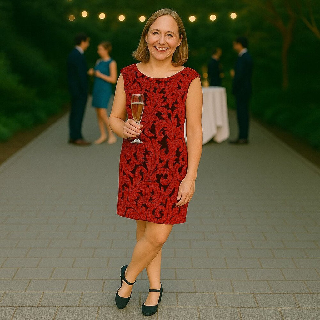 Maggie London Women’s Dress Size 12 Sleeveless Lined Midi