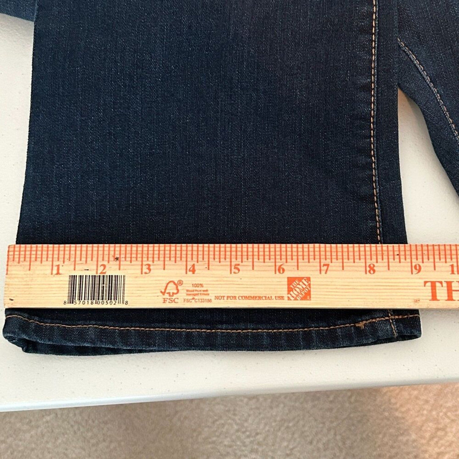 Old Navy Flirt Jeans Blue Bell Bottom Leg Size 36 See Des. For Size #J4-1641