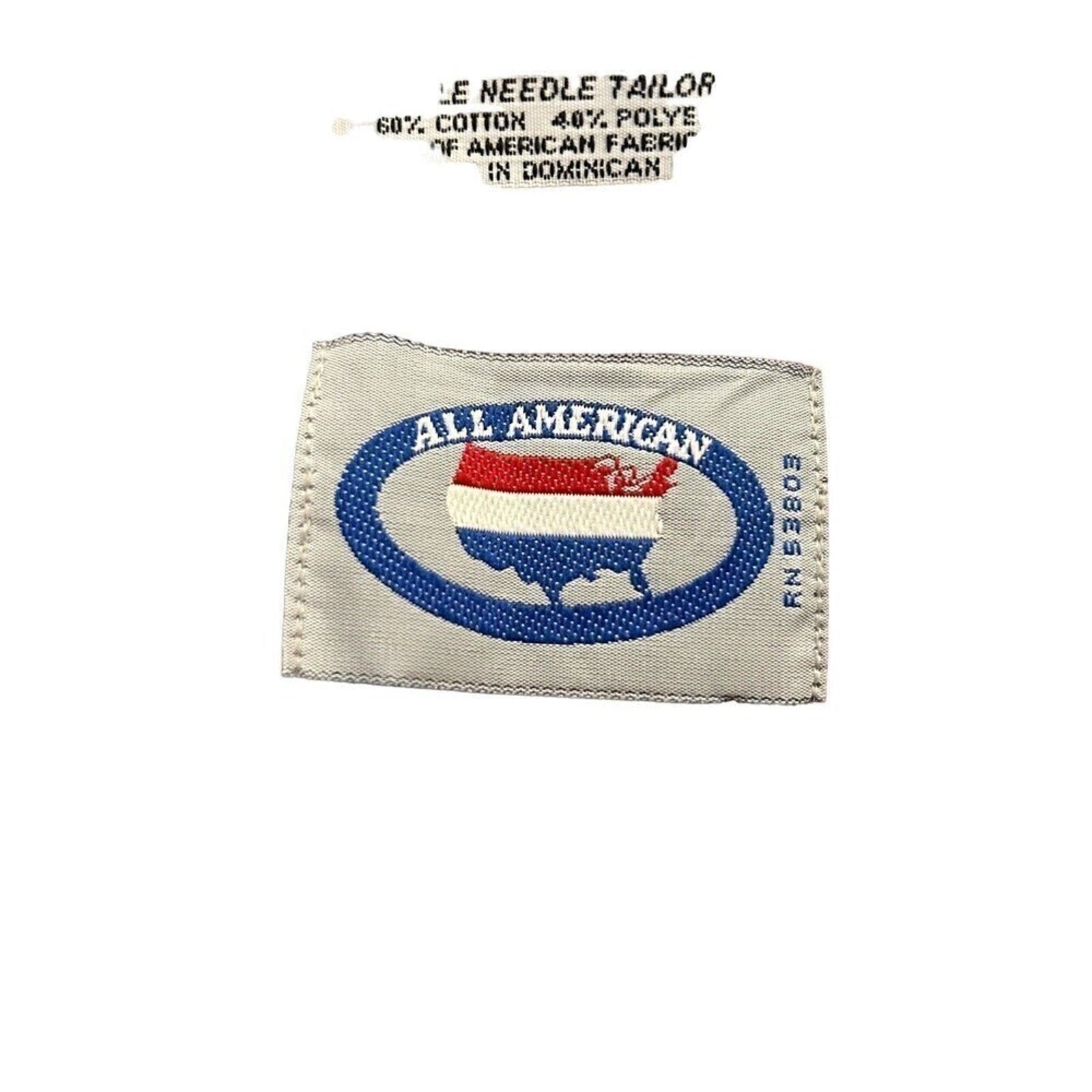 All American Men’s Button-Down Shirt Size L – Red Green Plaid