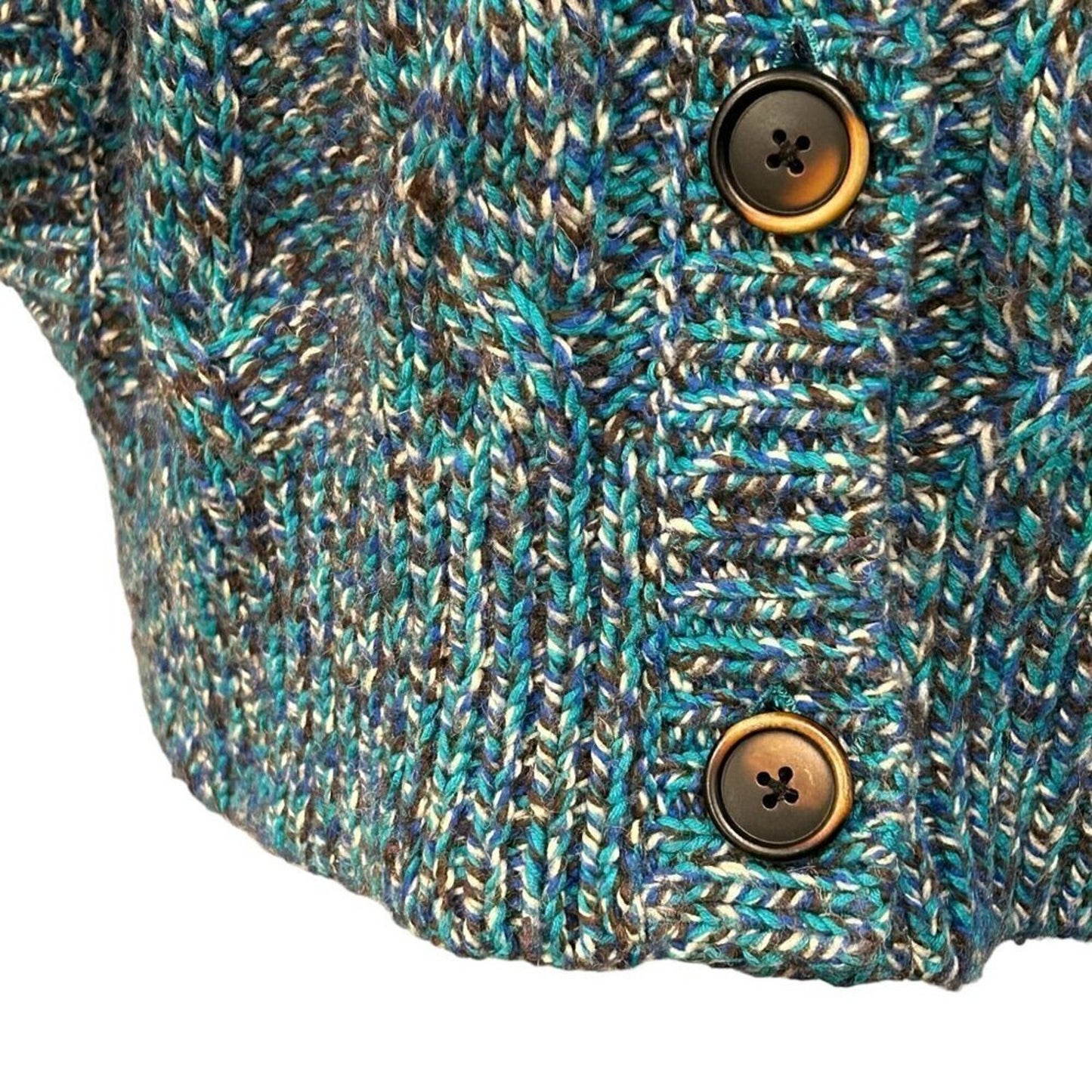 American Eagle Women’s Cable Knit Cardigan – Size ES/S, Bat-Wing Sleeves, Button-Up#BH