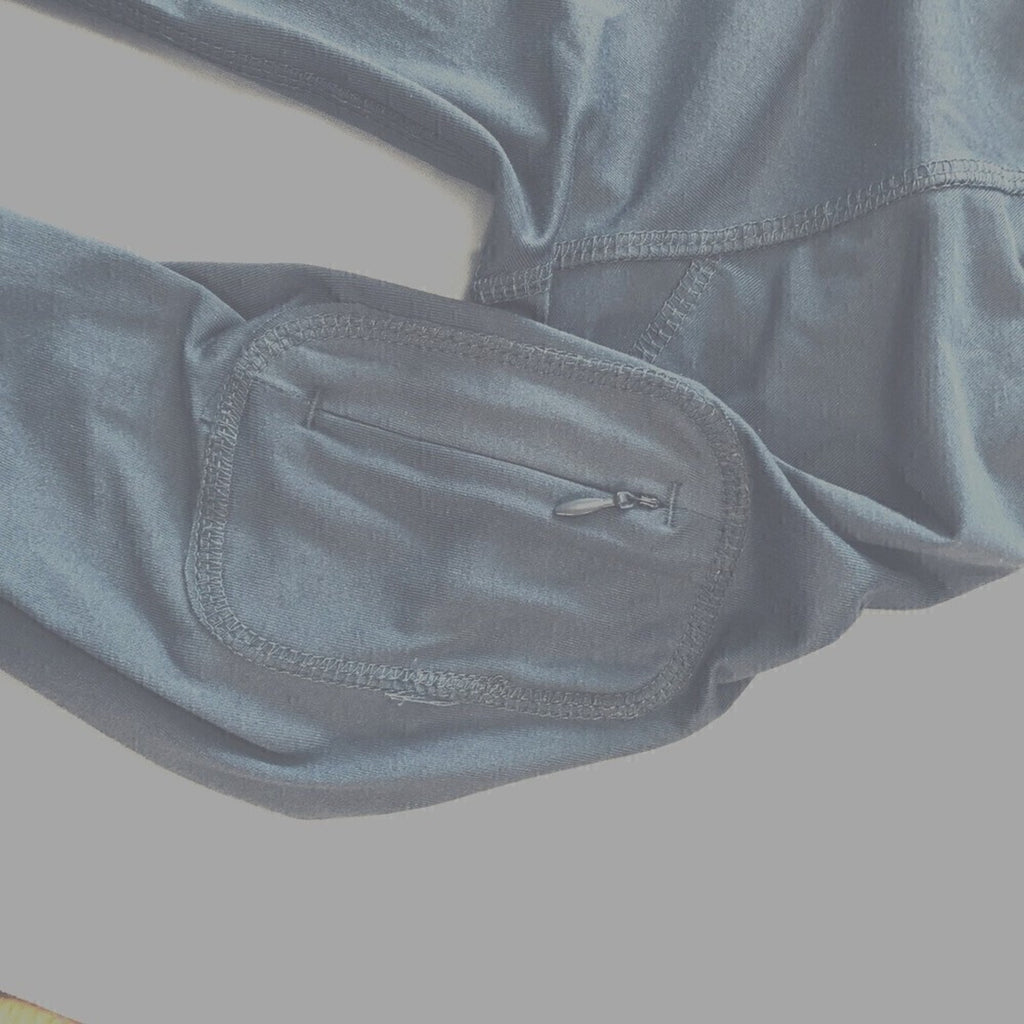 Colosseum Women's Grey  1/4 Zip, Long Sleeve Warmup Jacket,