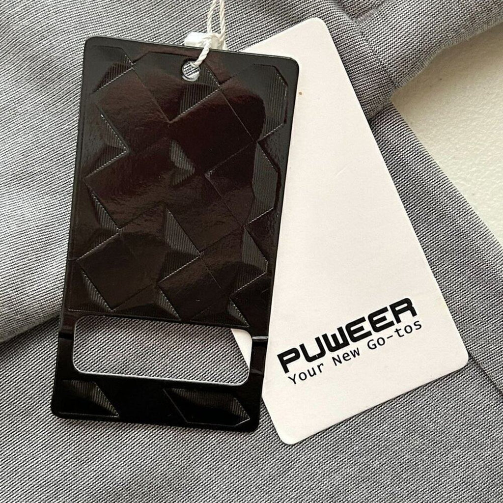 Puweer Women's Pants Size M, Grey, Rayon Nylon Spandex  (See Photos) #B1459