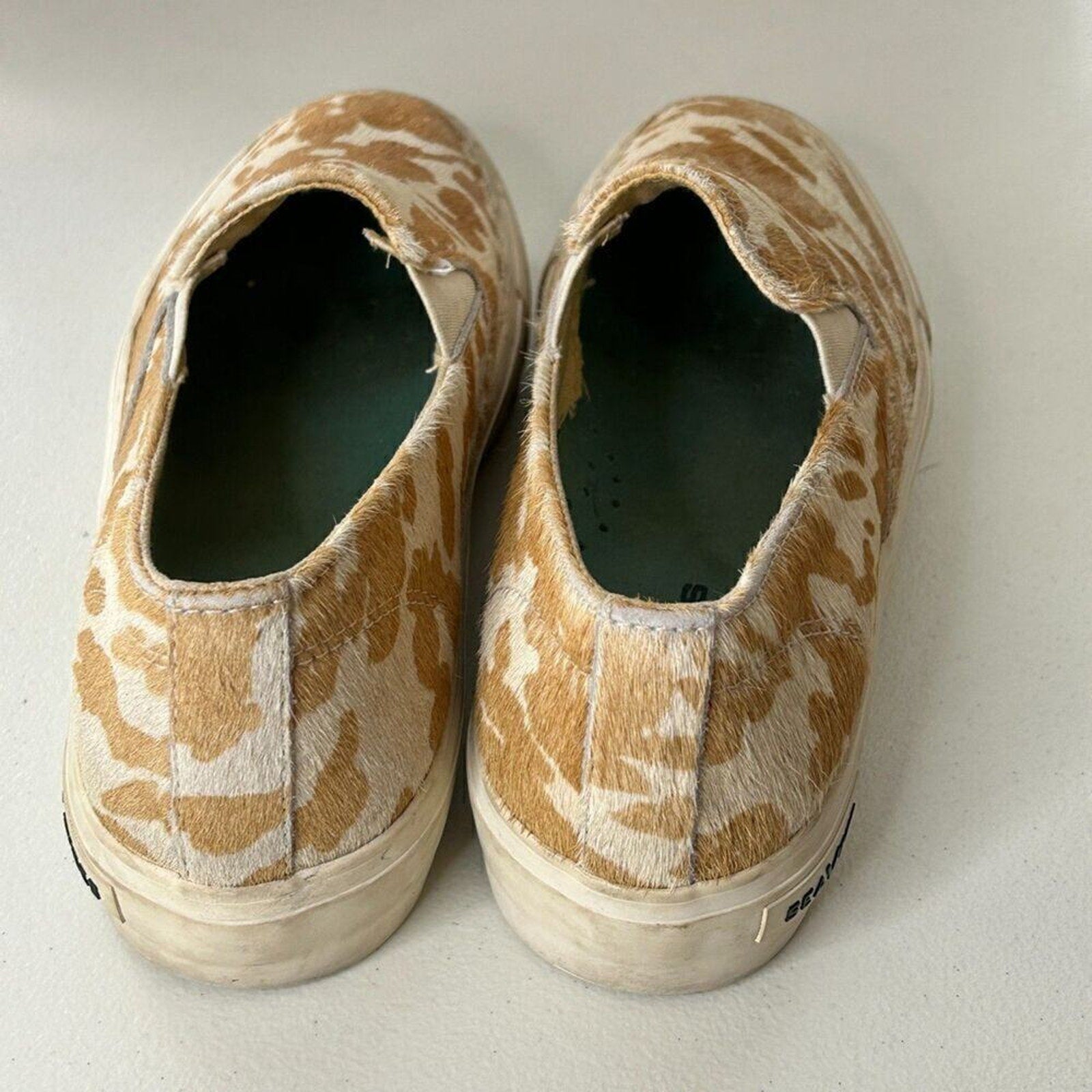 SeaVees Baja Platform Mulholland Cowhide Sneakers Women's Size 9.5