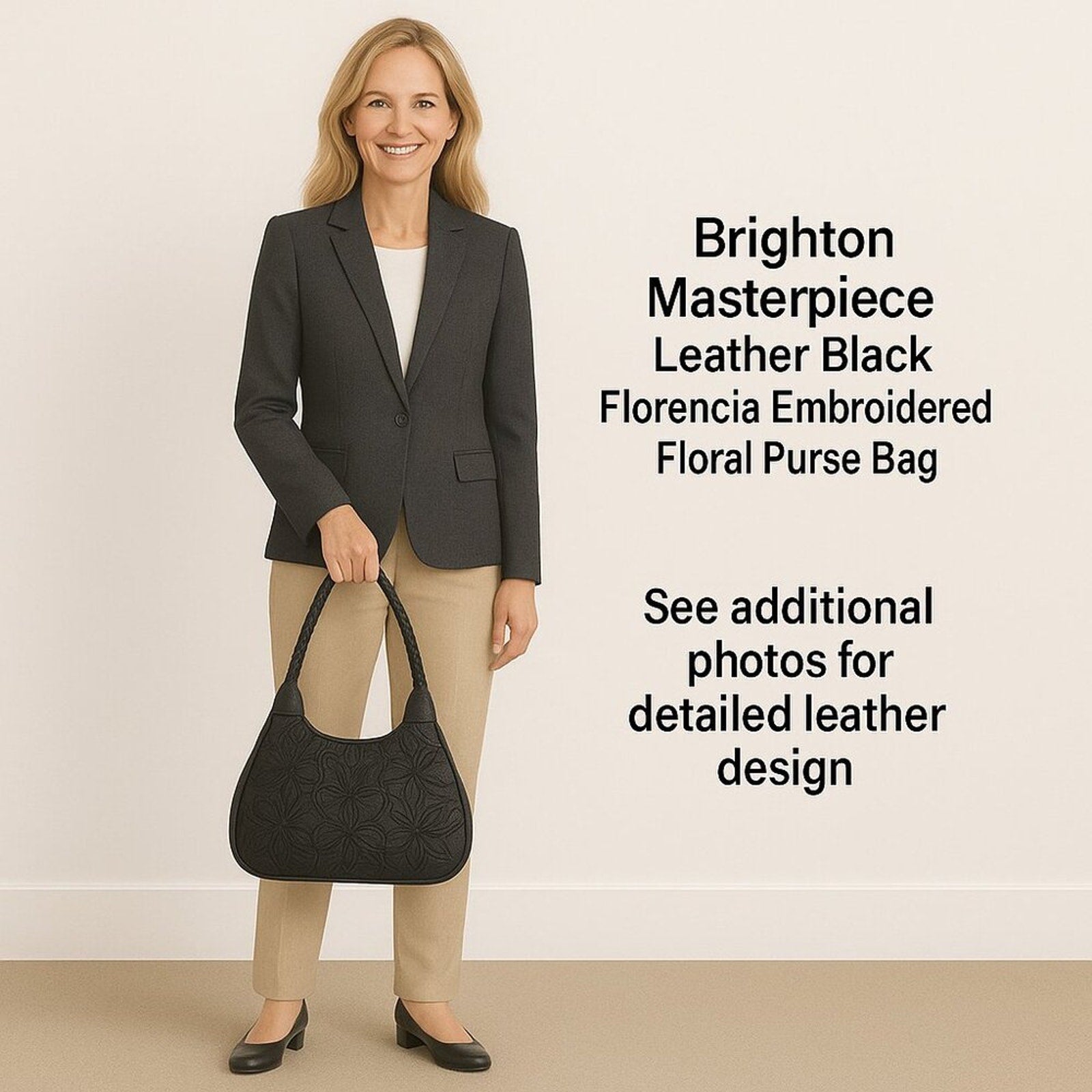 Brighton - Bag Tote - Heritage Collection Callie Taxco Mexican Silver Leather