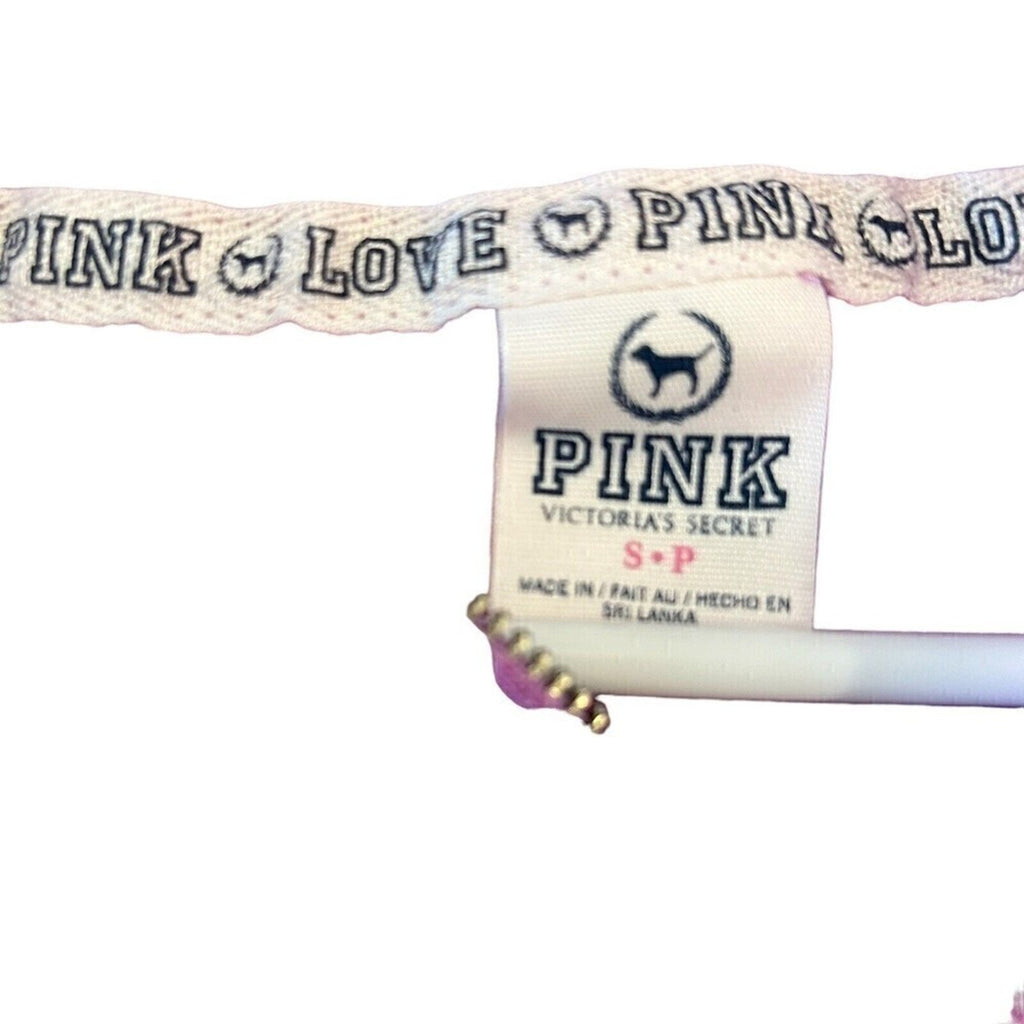 Victoria's Secret Purple Front Hoodie W/Pouch Pockets, Sz (S,) "LOVE PINK" #HG